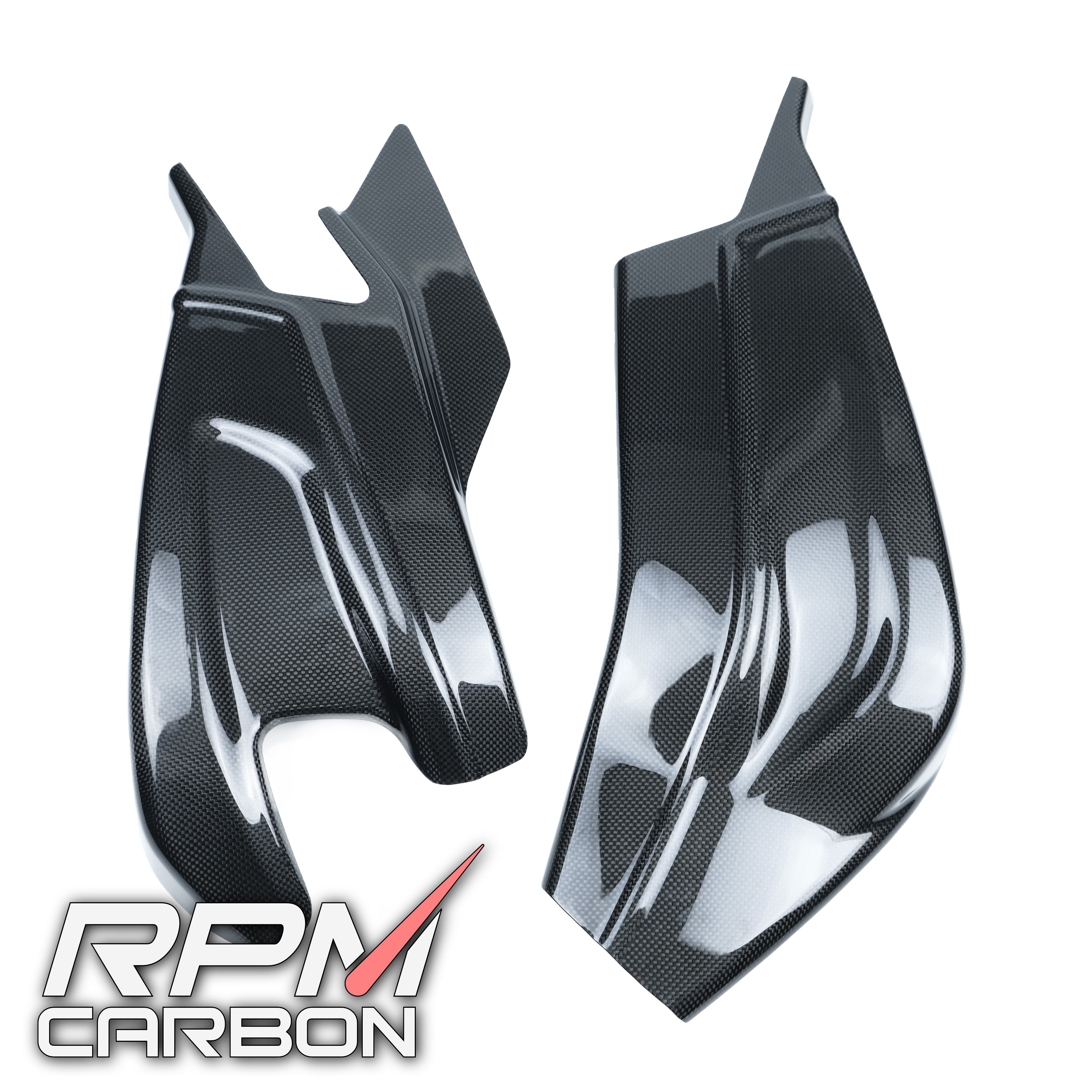 BMW S1000RR S1000R Carbon Fiber Swingarm Covers Protection