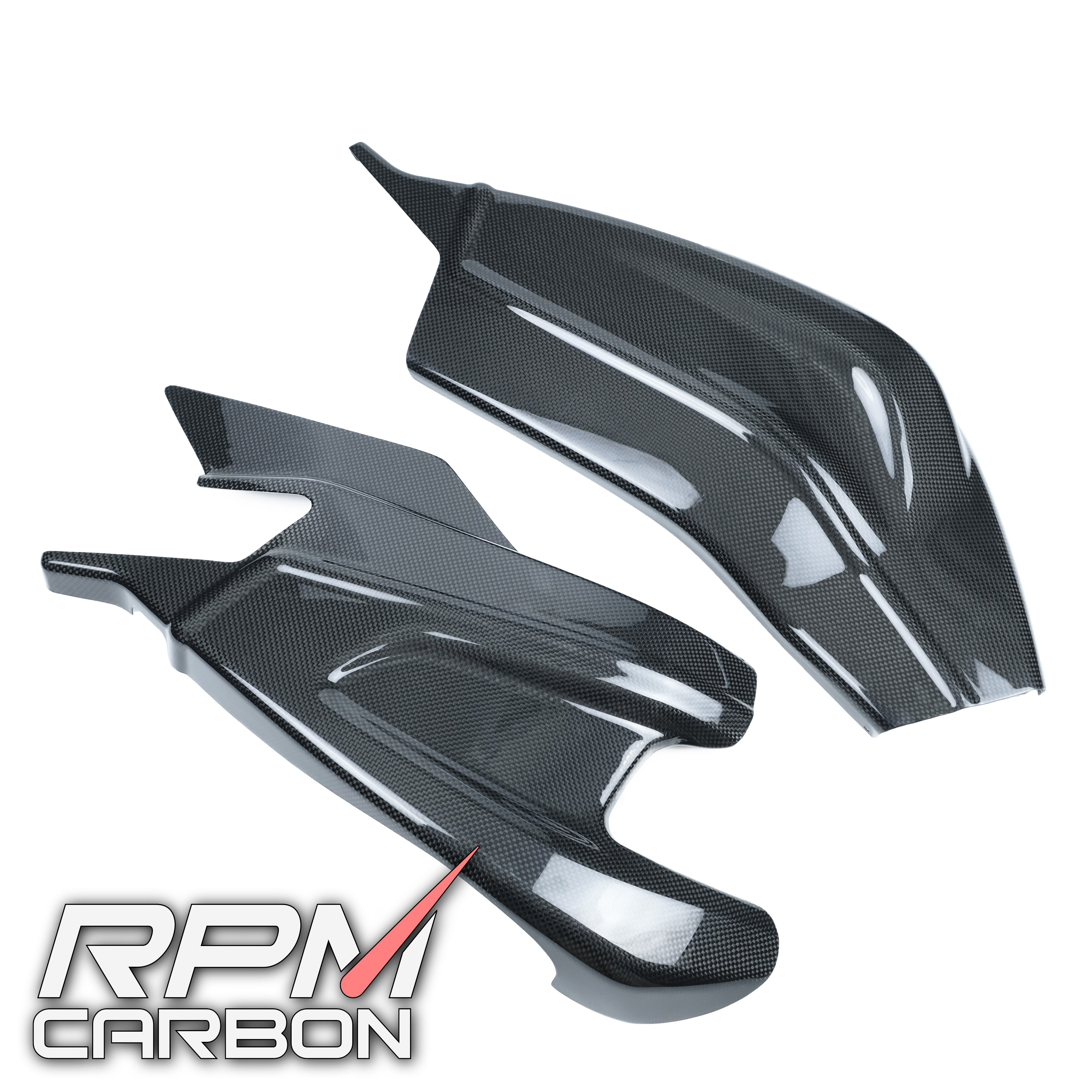 BMW S1000RR S1000R Carbon Fiber Swingarm Covers Protection