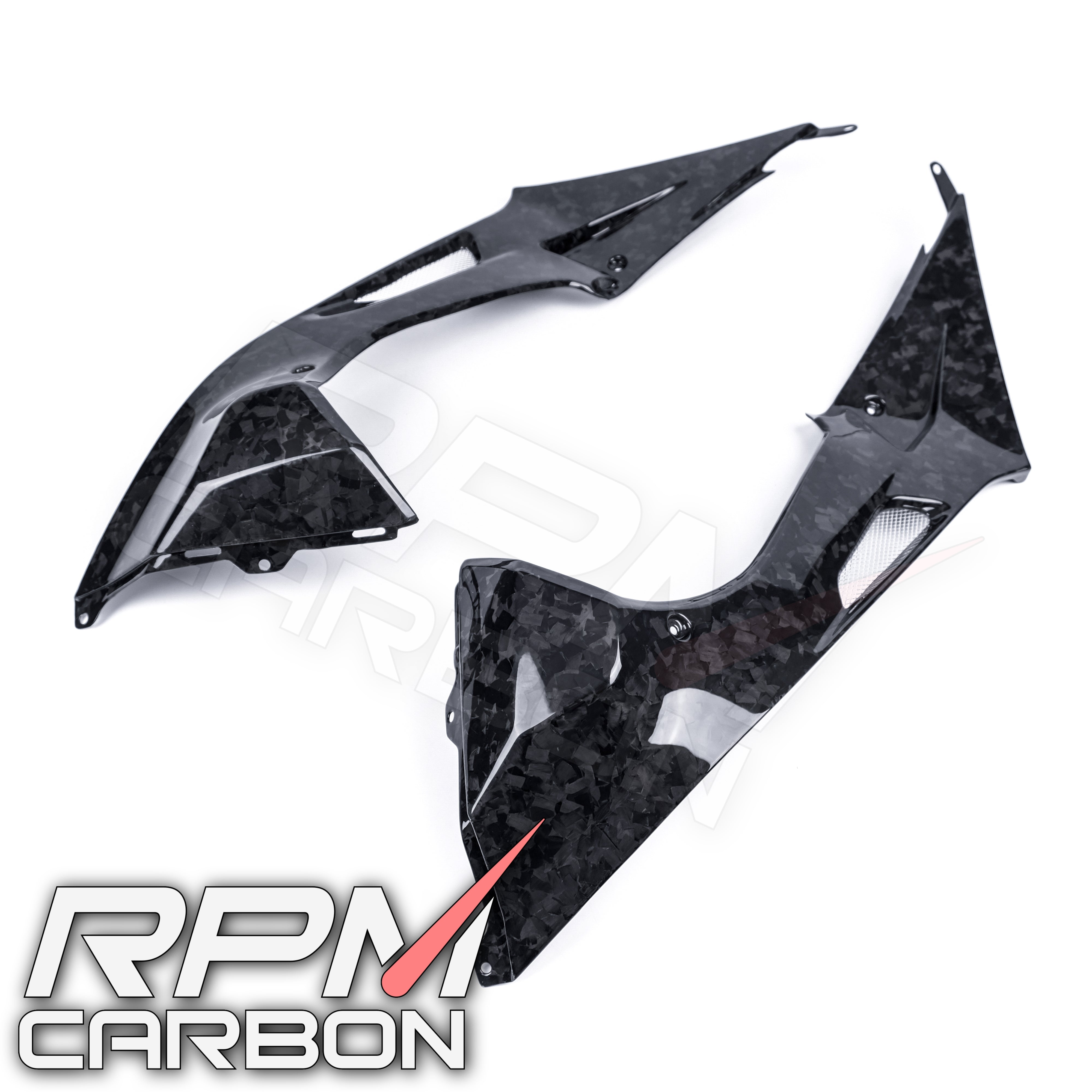 BMW S1000RR HP4 Carbon Fiber Tank Side Panels Carbon Fiber