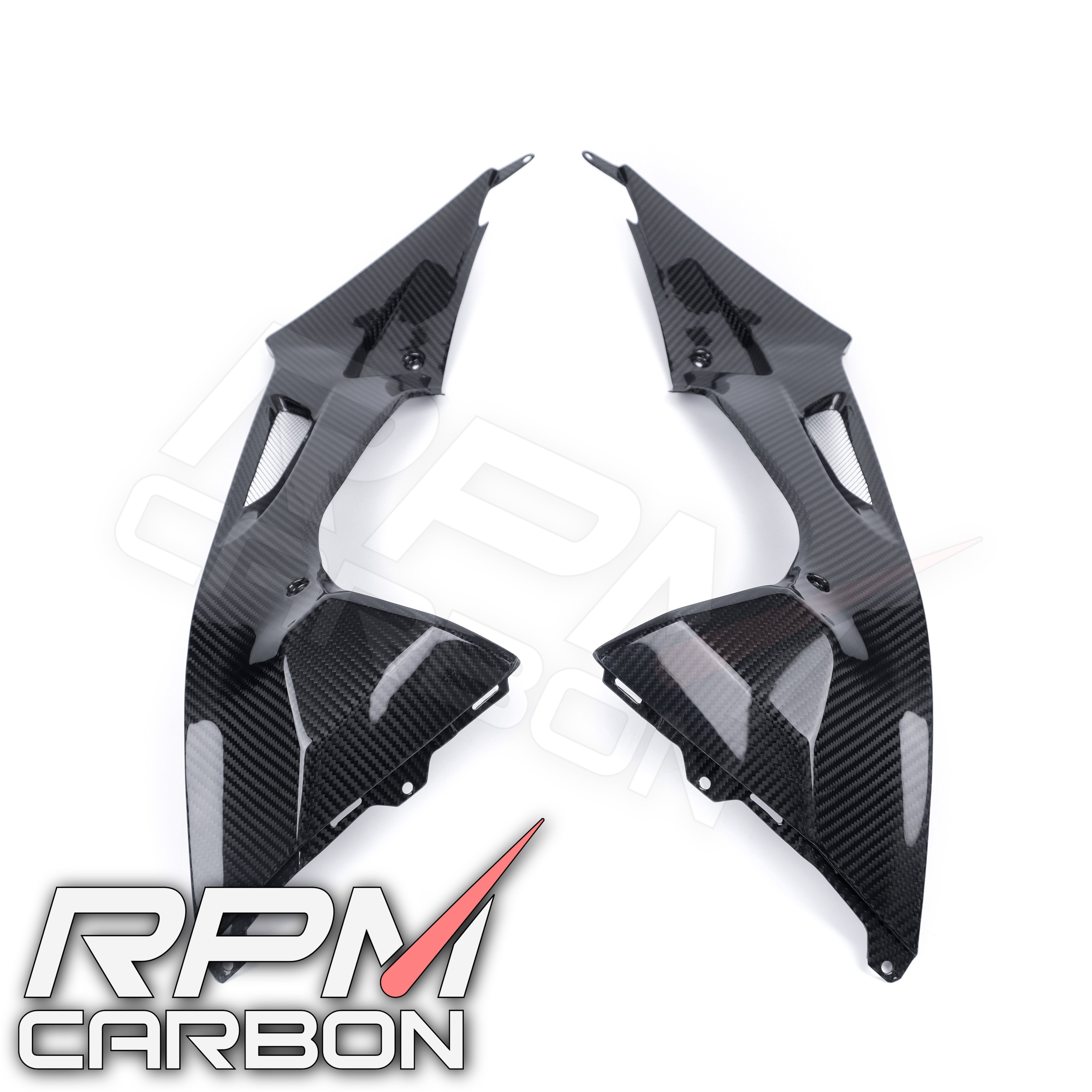 BMW S1000RR HP4 Carbon Fiber Tank Side Panels Carbon Fiber