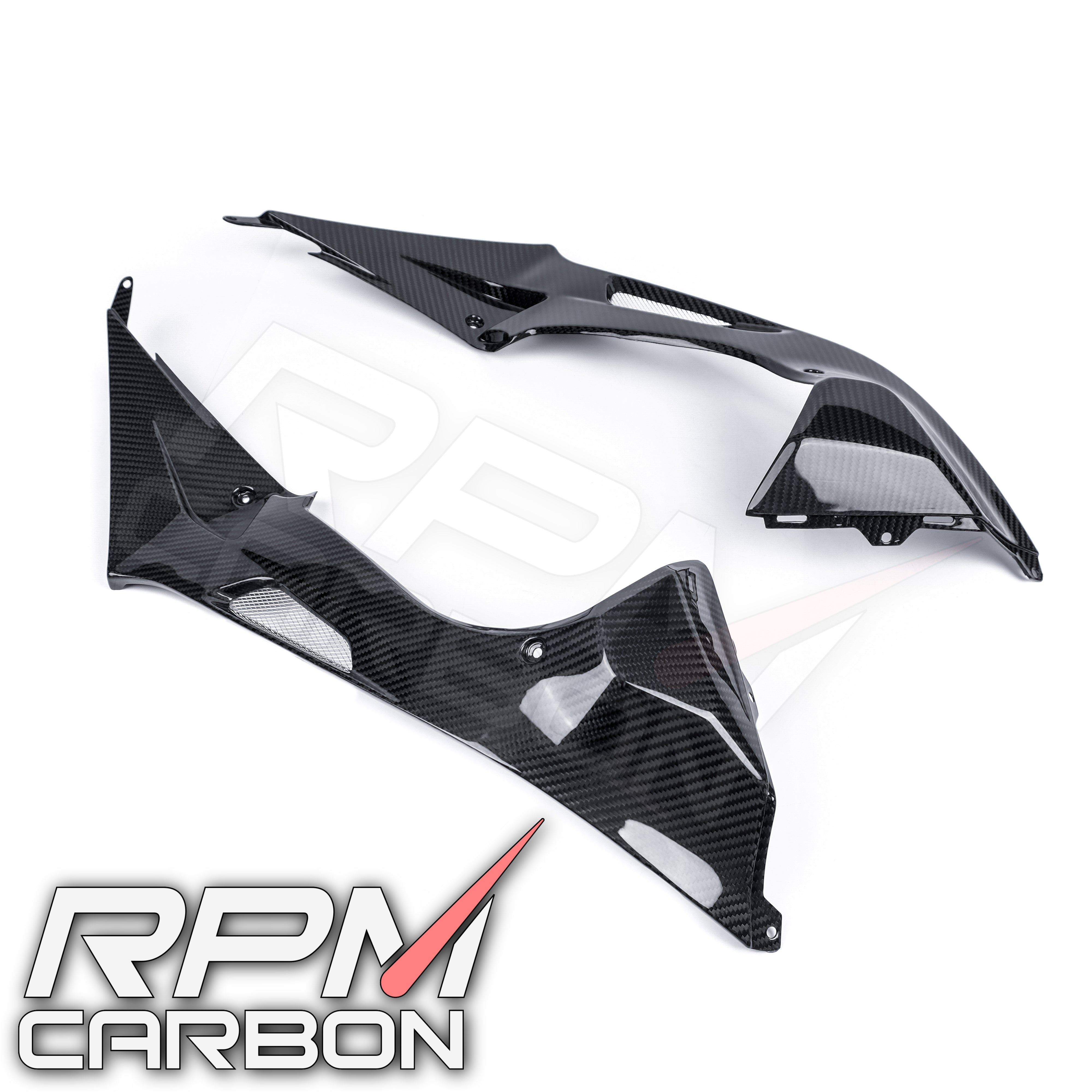 BMW S1000RR HP4 Carbon Fiber Tank Side Panels Carbon Fiber
