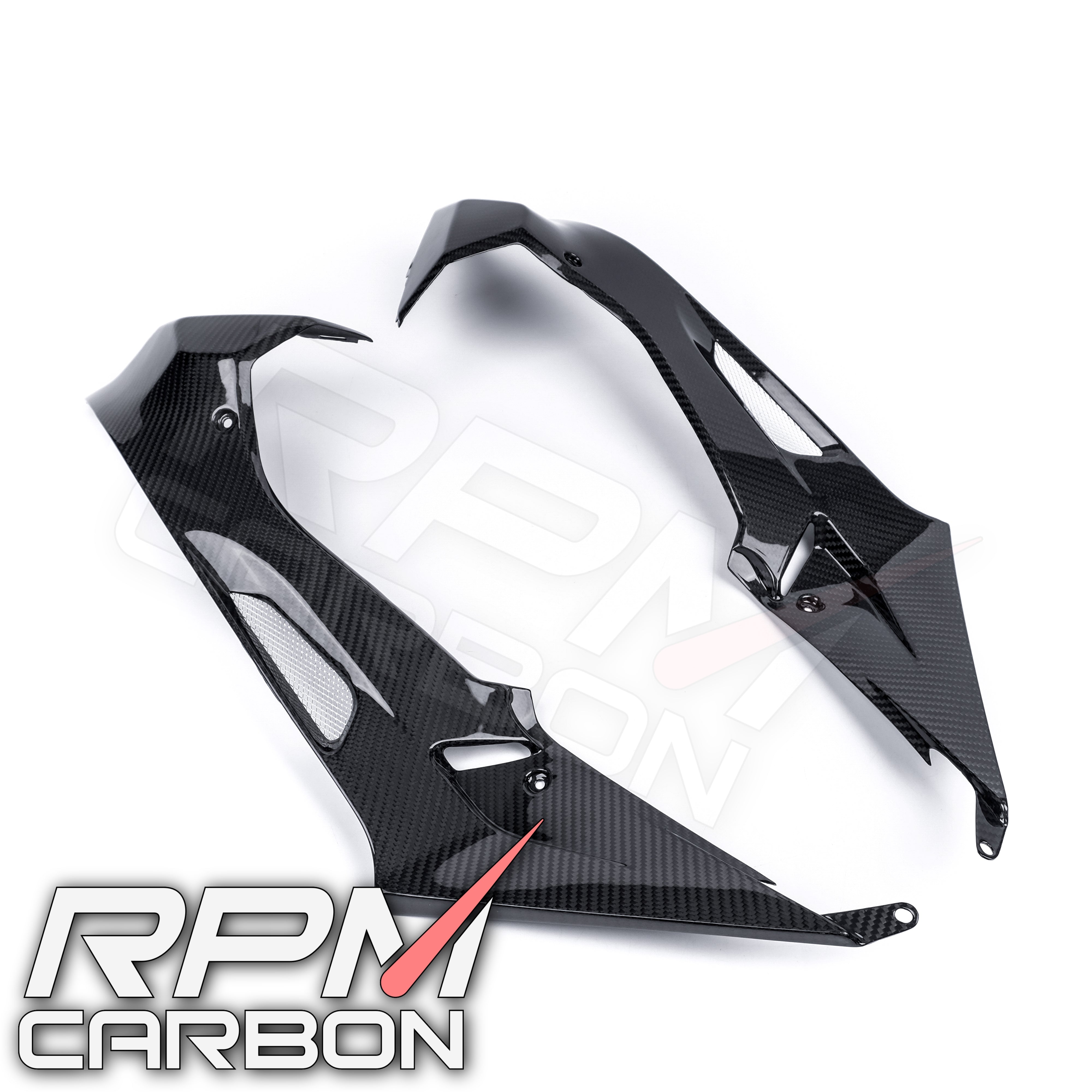 BMW S1000RR HP4 Carbon Fiber Tank Side Panels Carbon Fiber