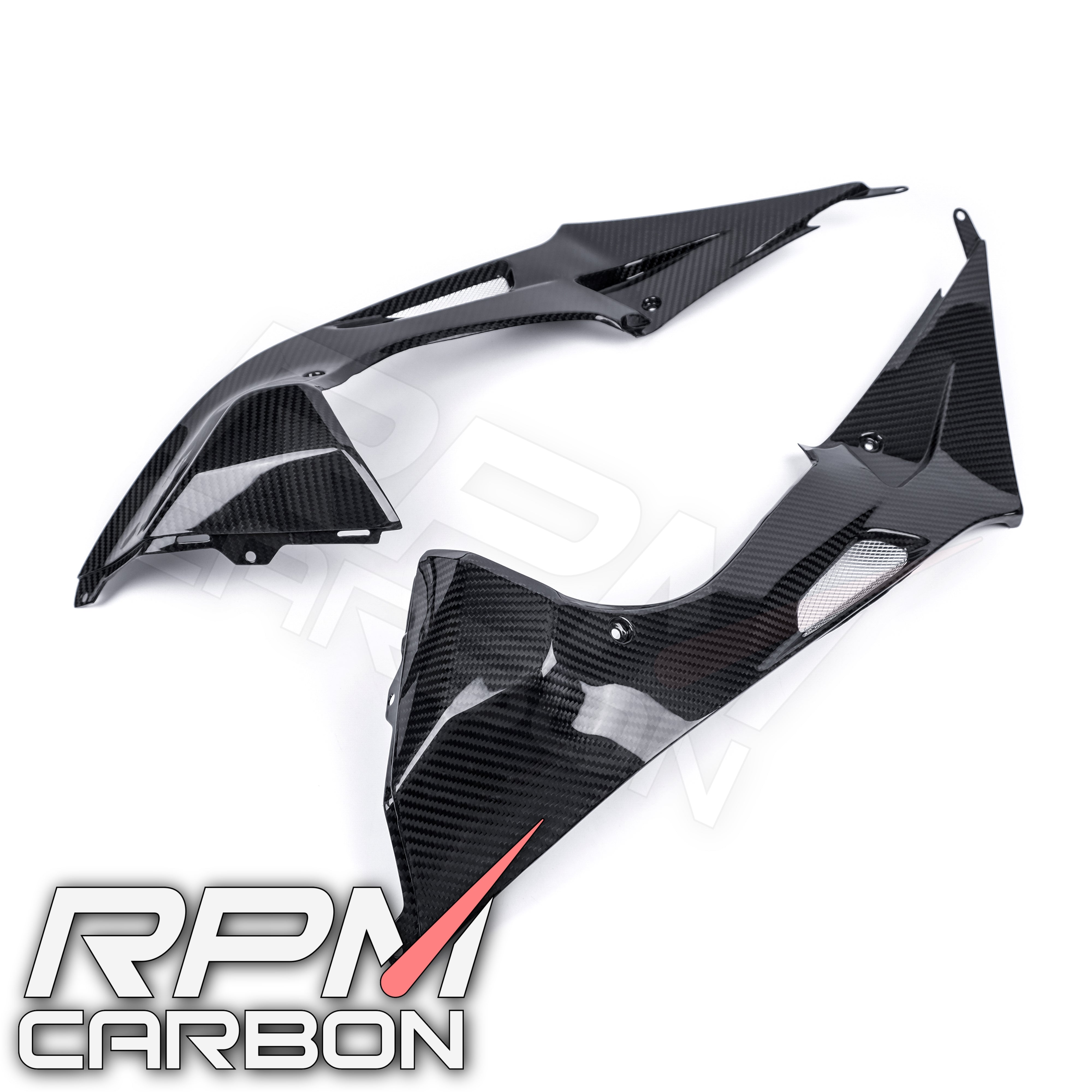 BMW S1000RR HP4 Carbon Fiber Tank Side Panels Carbon Fiber