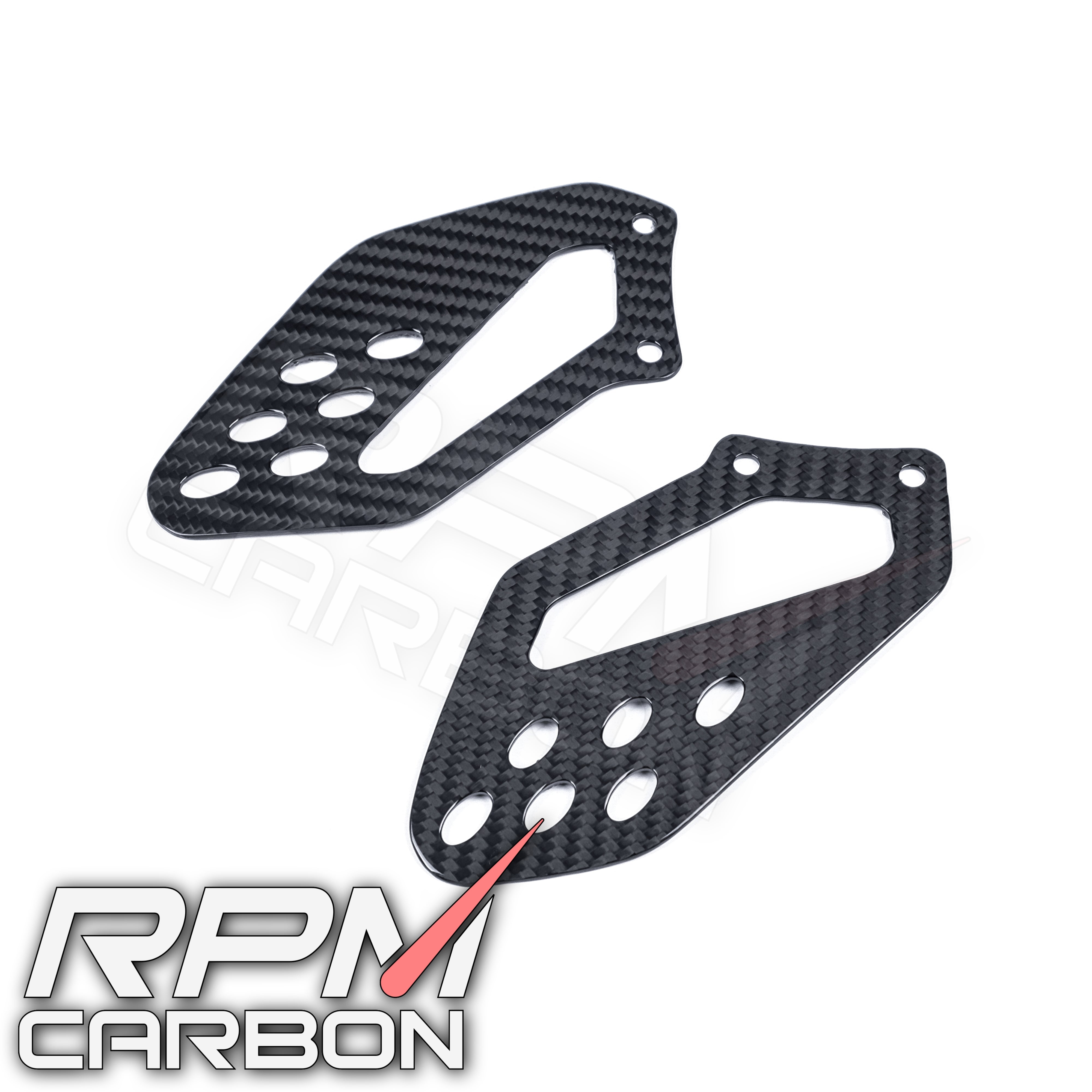 BMW S1000RR 2009-2014 Carbon Fiber Heel Guards