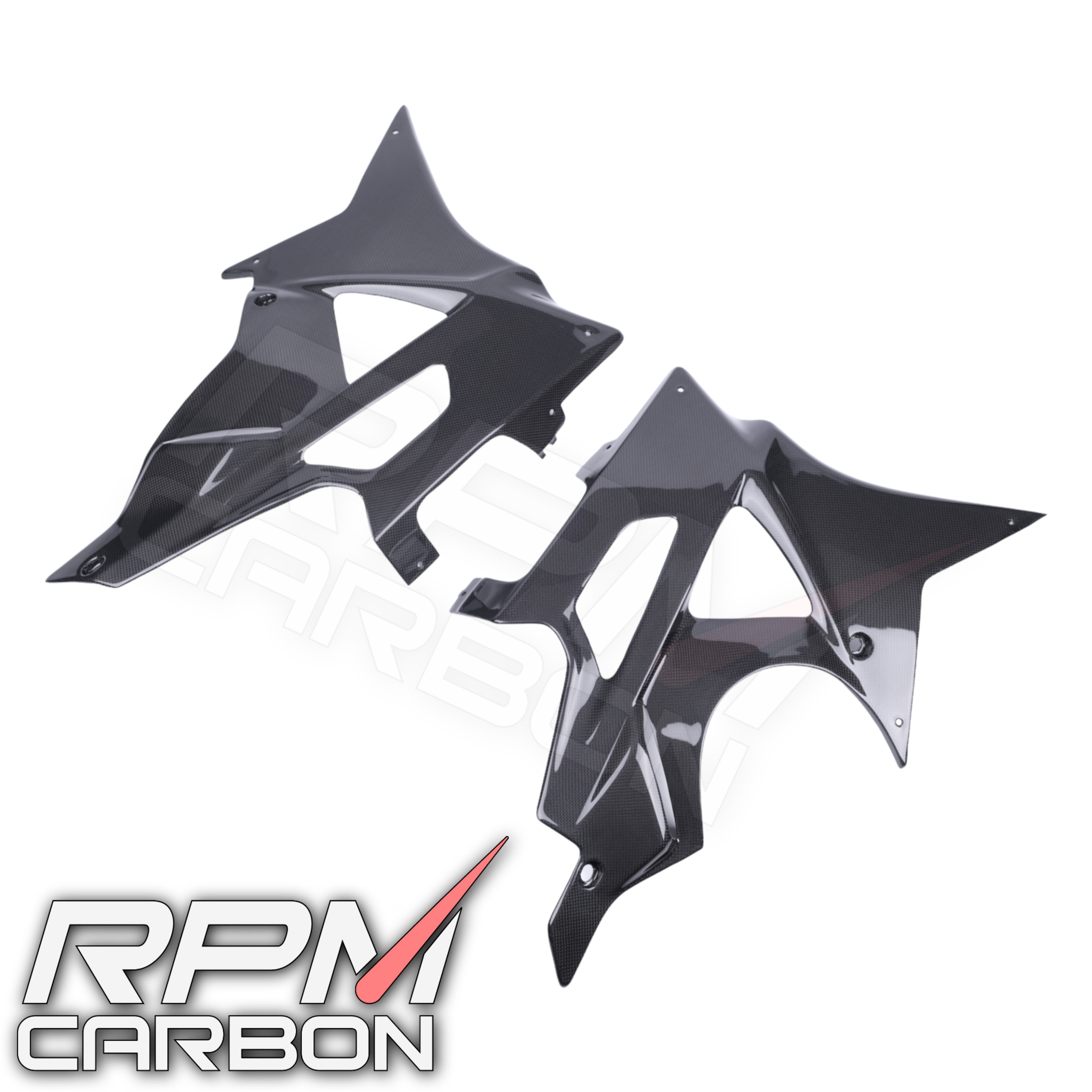 BMW HP4 S1000RR Carbon Fiber Belly Pan Lower Fairings OEM Design