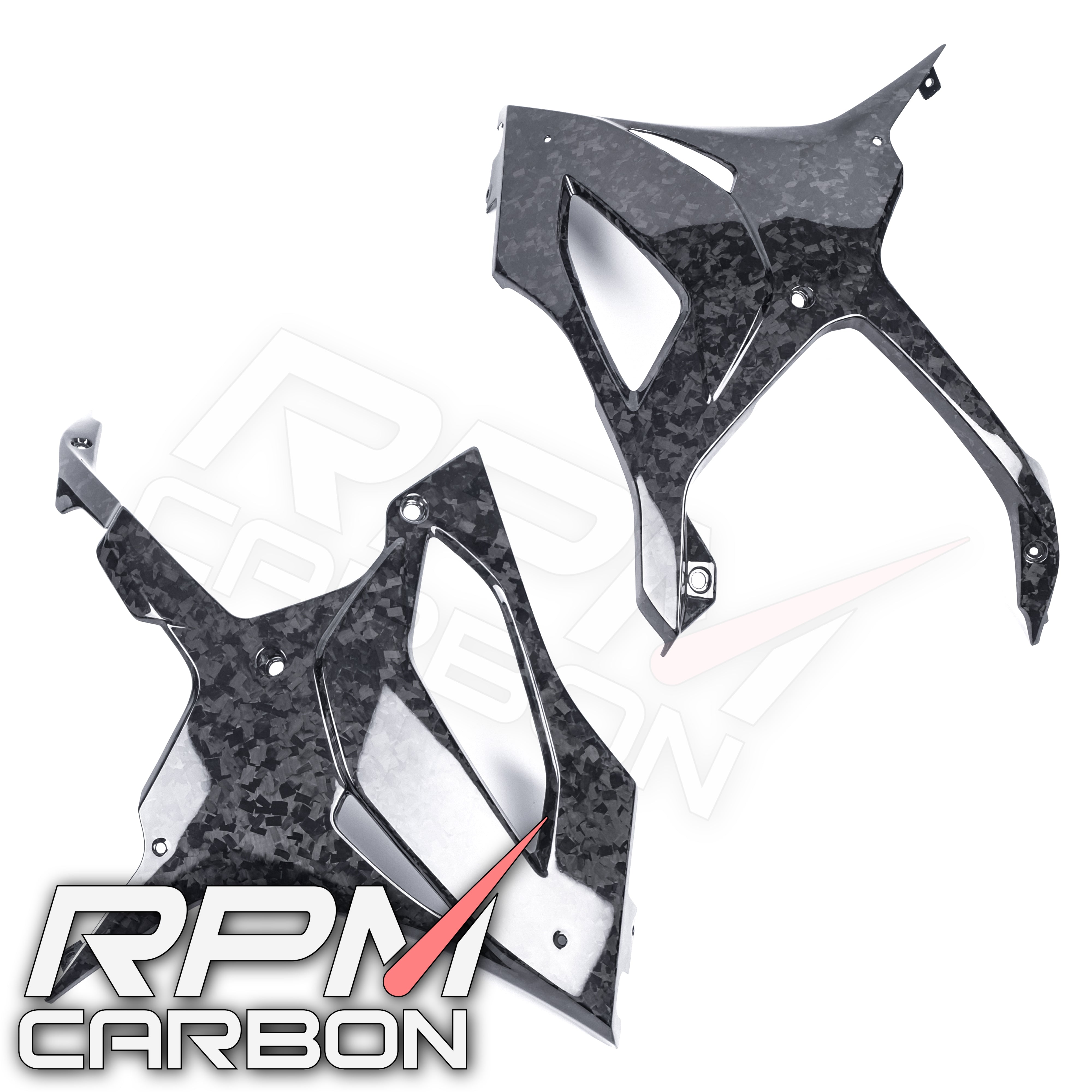 BMW S1000RR Carbon Fiber Lower Side Fairings