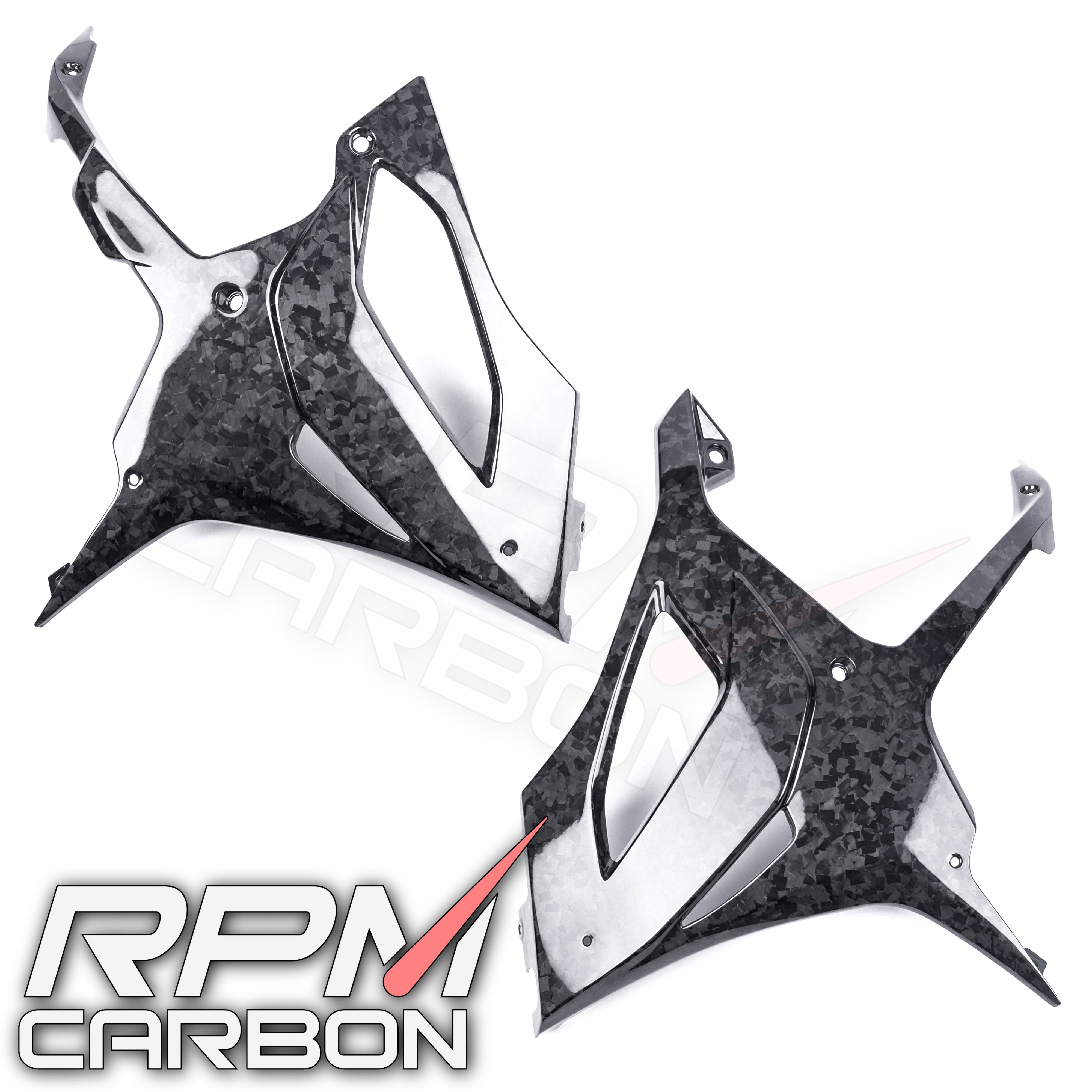 BMW S1000RR Carbon Fiber Lower Side Fairings
