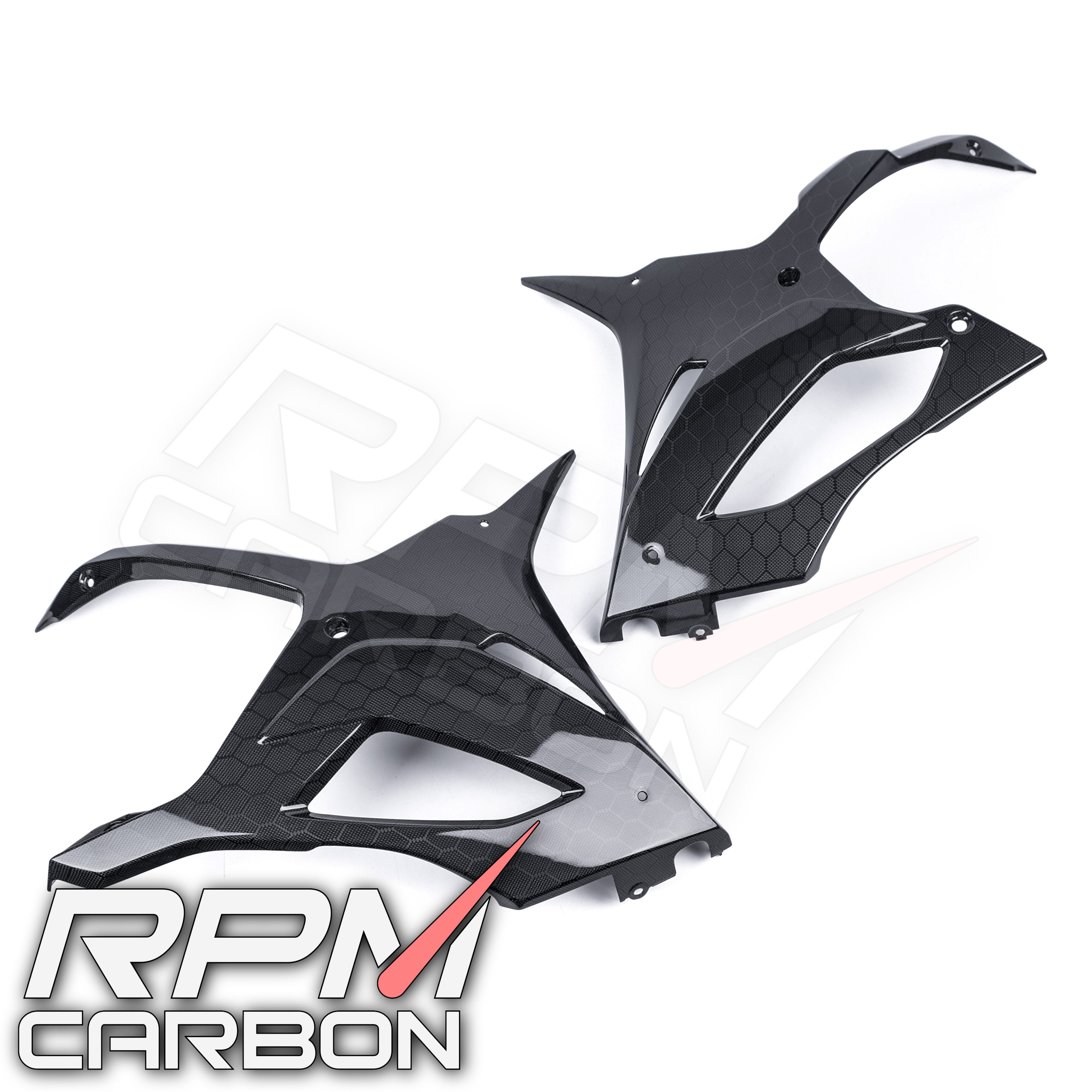BMW S1000RR Carbon Fiber Lower Side Fairings