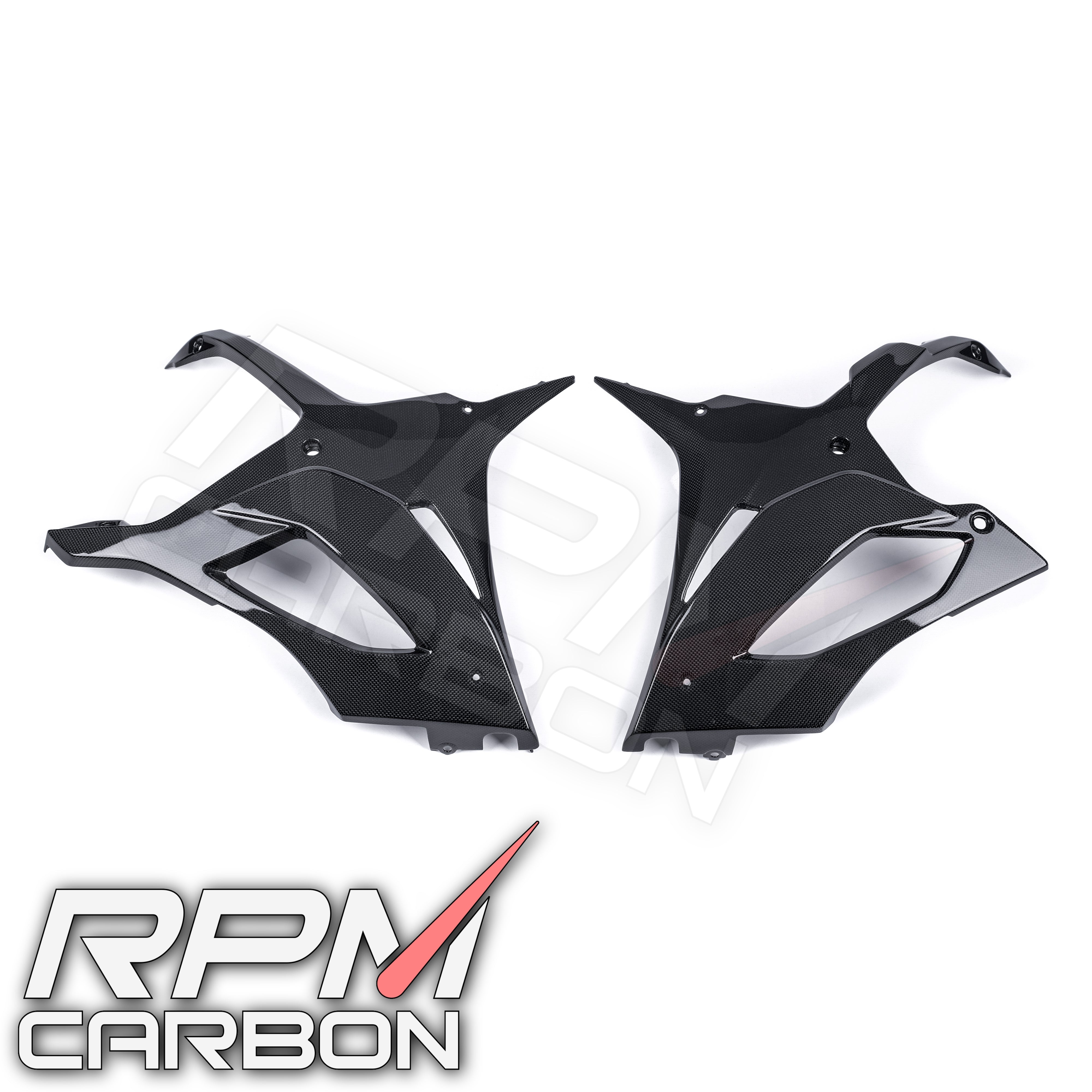 BMW S1000RR Carbon Fiber Lower Side Fairings