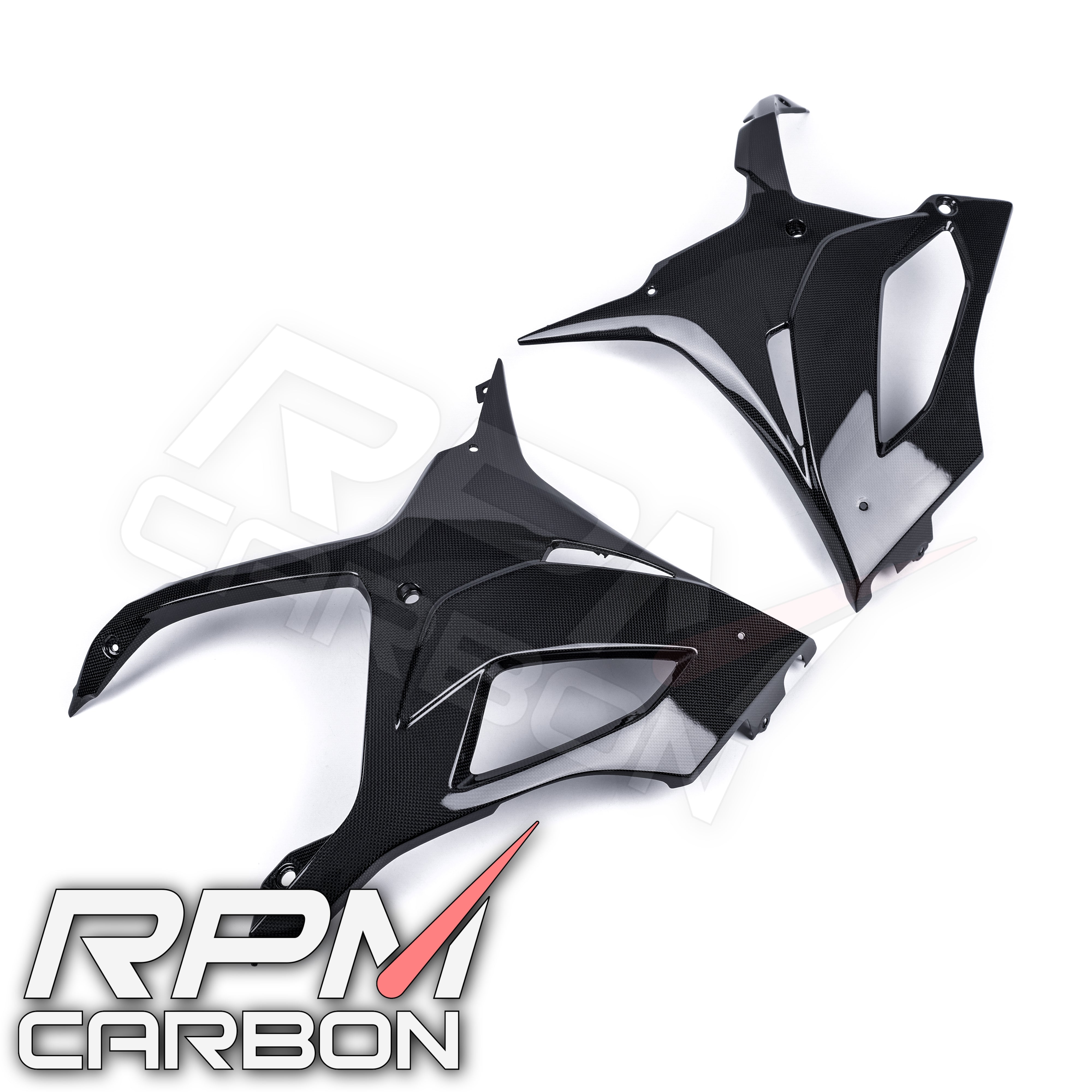 BMW S1000RR Carbon Fiber Lower Side Fairings