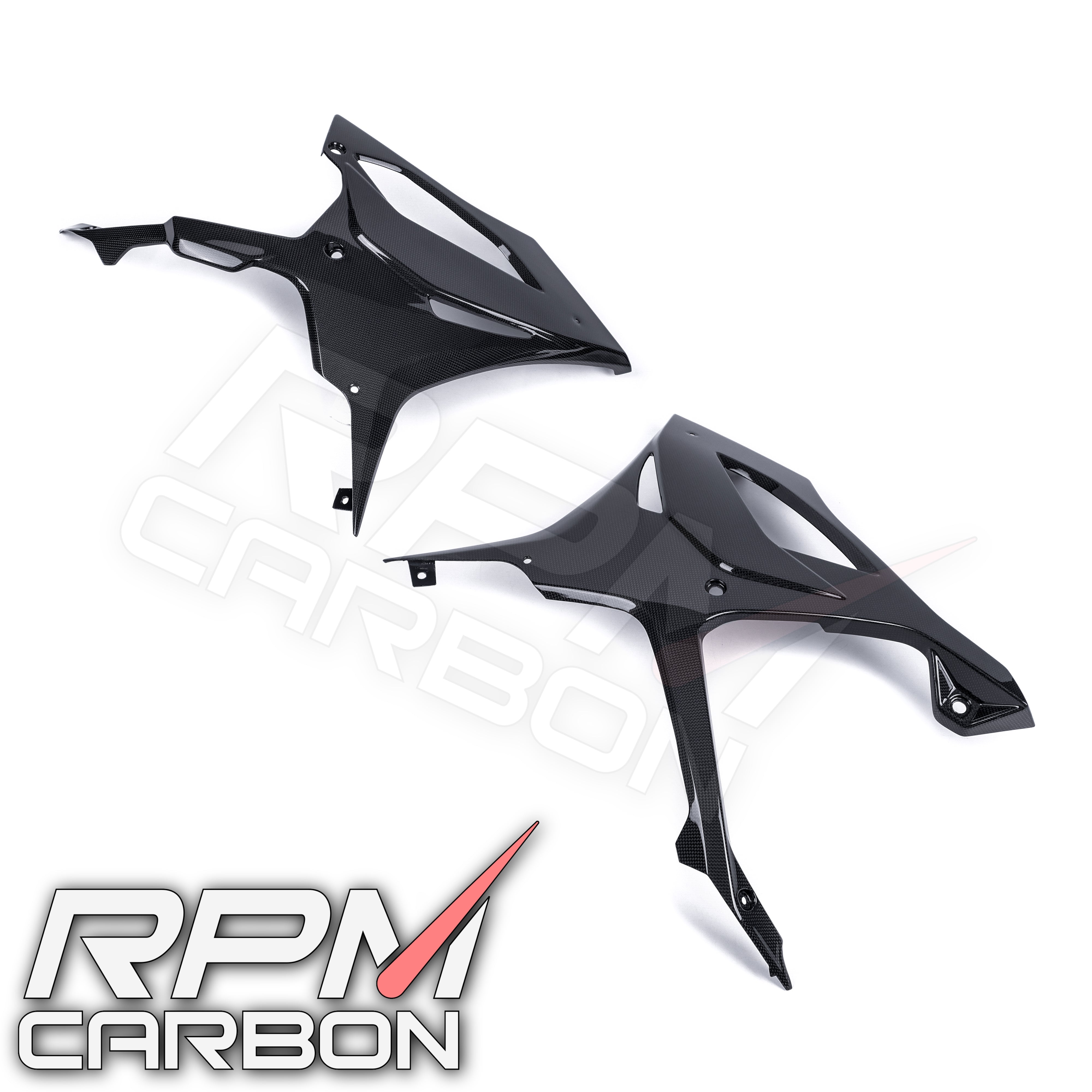 BMW S1000RR Carbon Fiber Lower Side Fairings