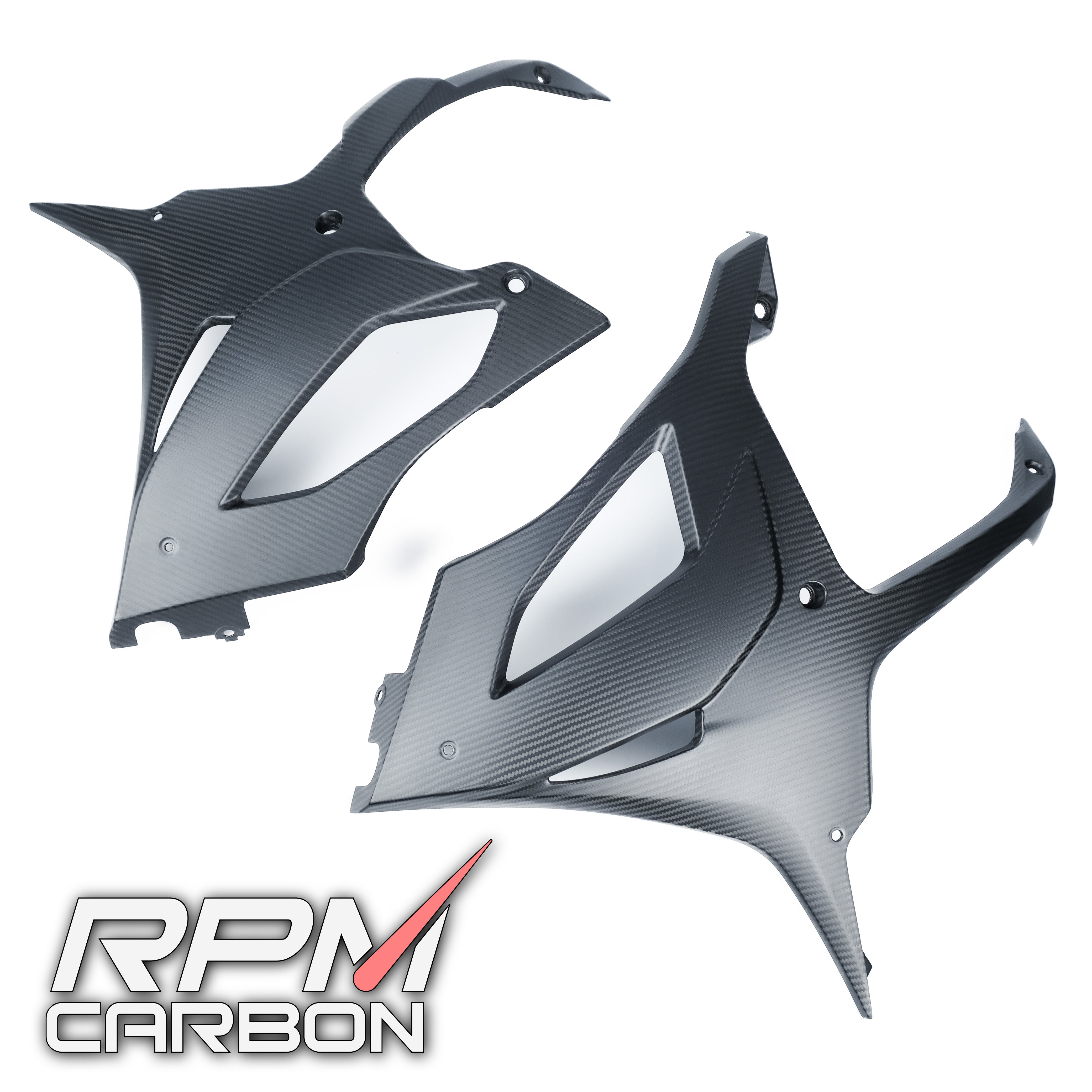 BMW S1000RR Carbon Fiber Lower Side Fairings