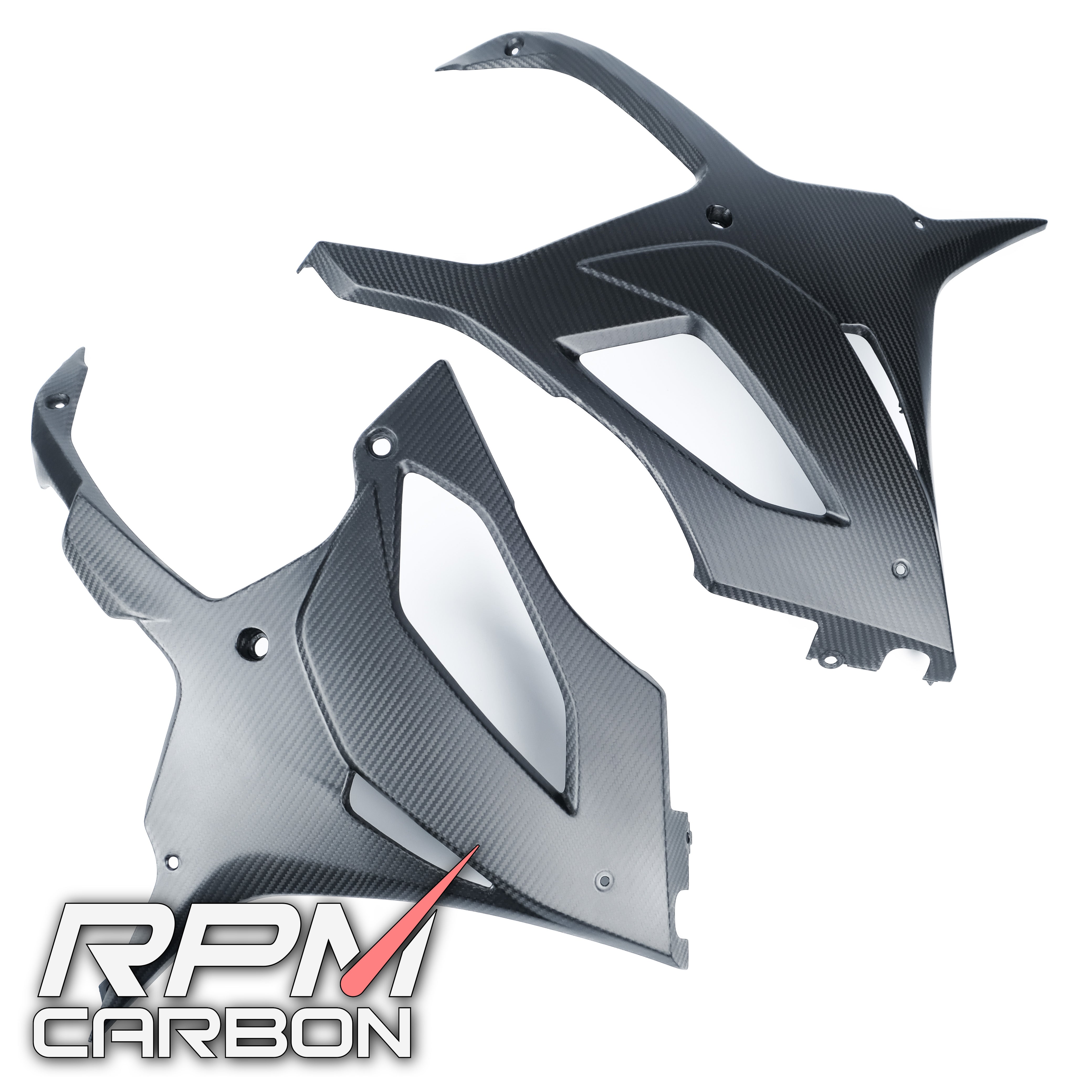 BMW S1000RR Carbon Fiber Lower Side Fairings