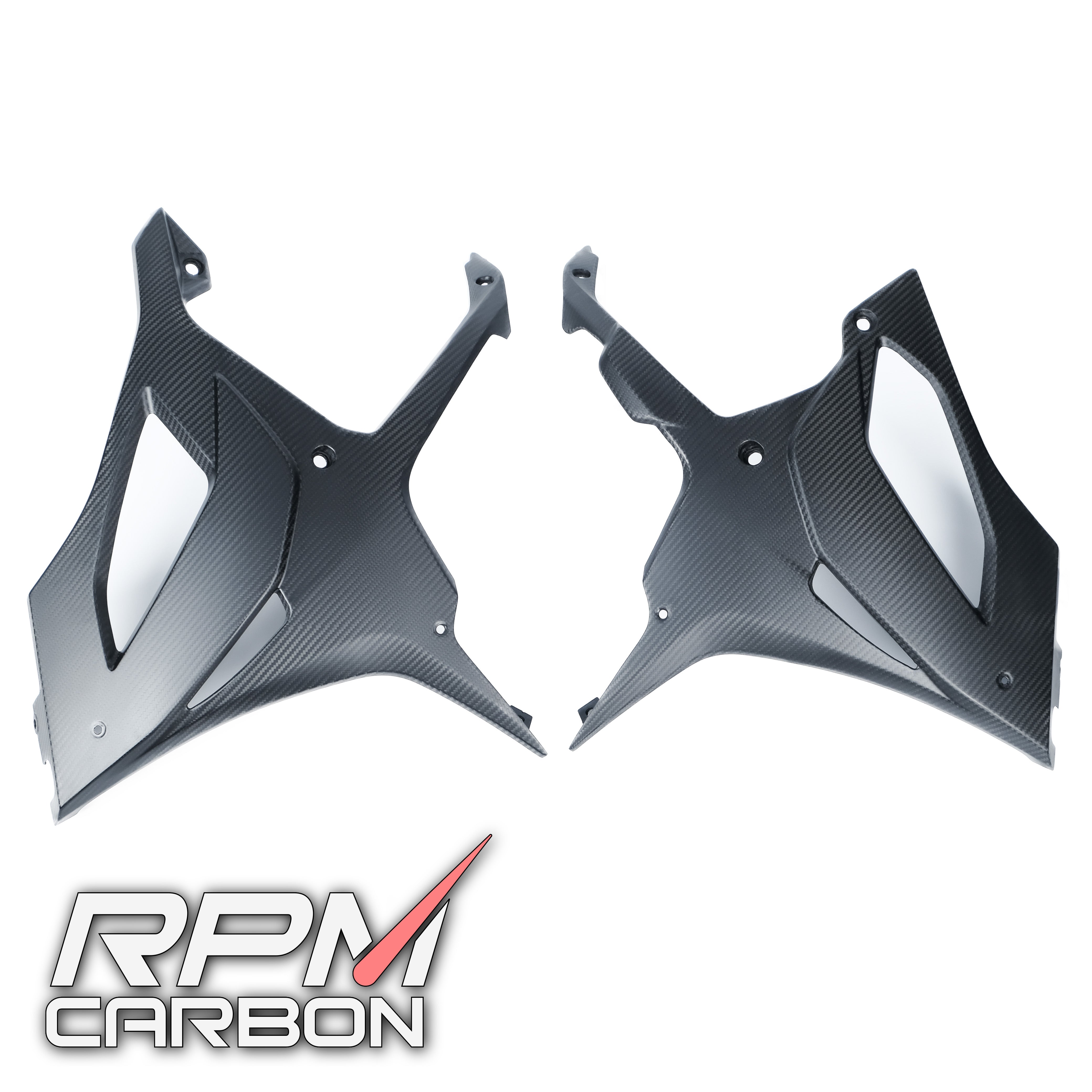BMW S1000RR Carbon Fiber Lower Side Fairings