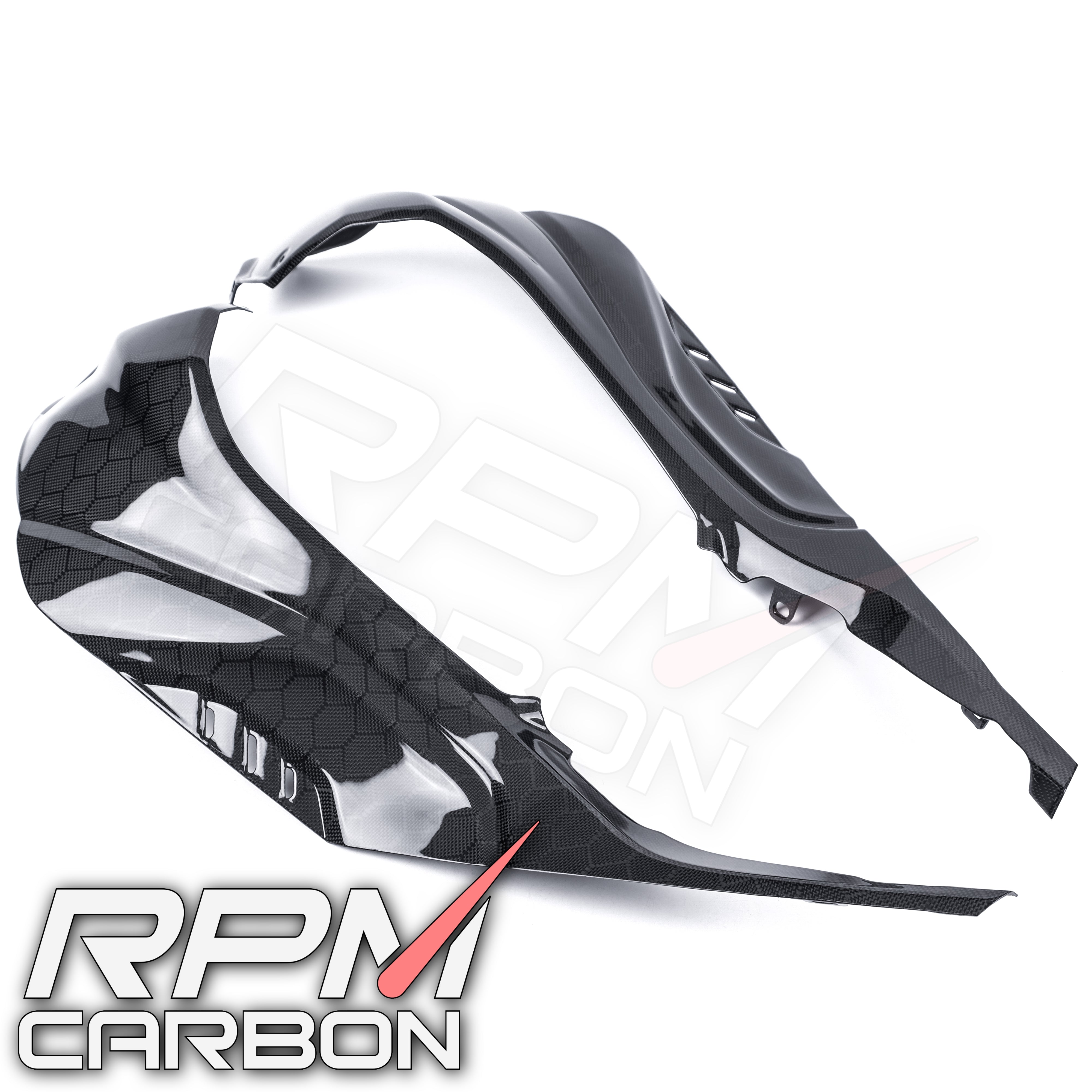 BMW S1000RR S1000R Carbon Fiber Tank Side Panels (Fully Enclosed)