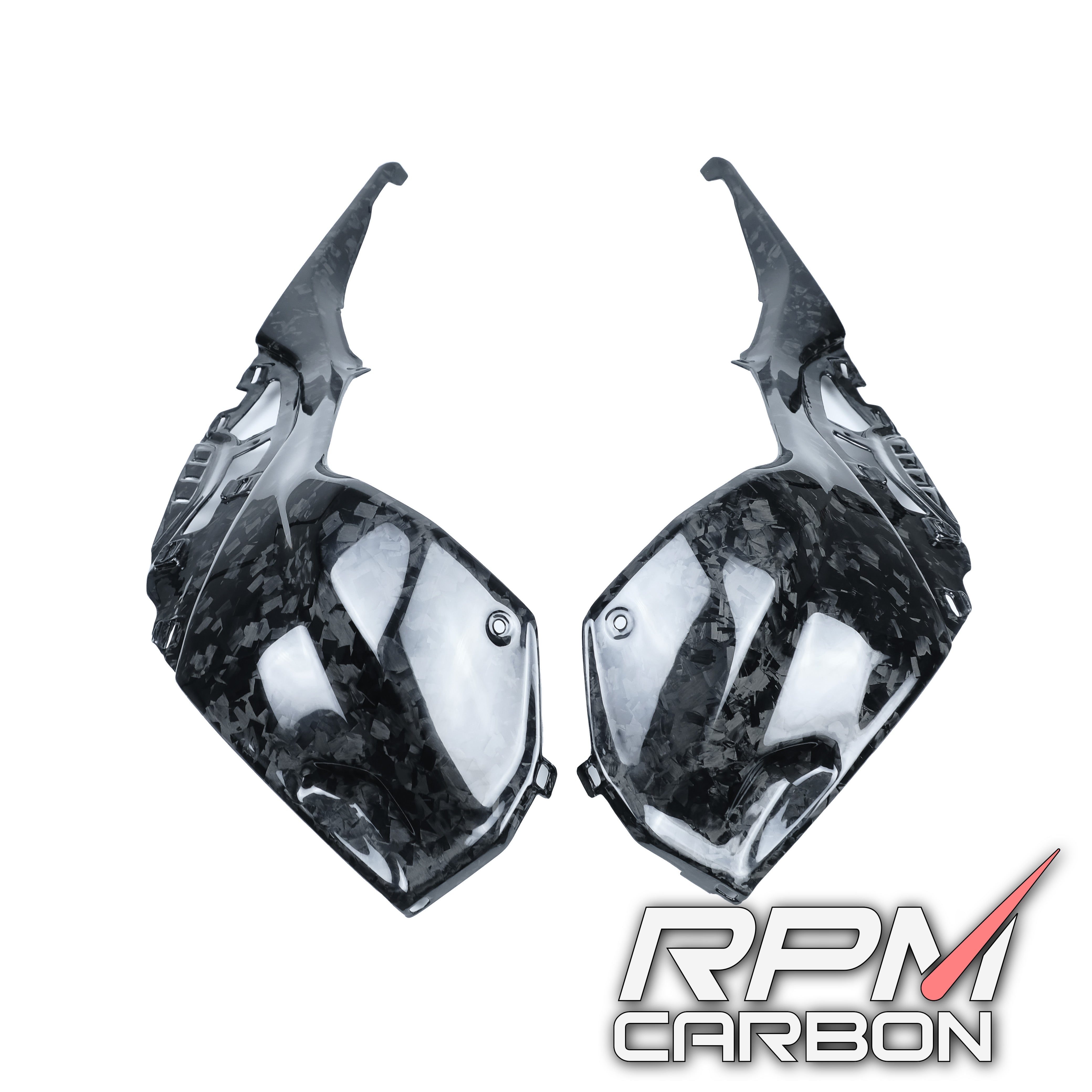 BMW S1000RR Carbon Fiber Tank Side Panels (OEM Version)