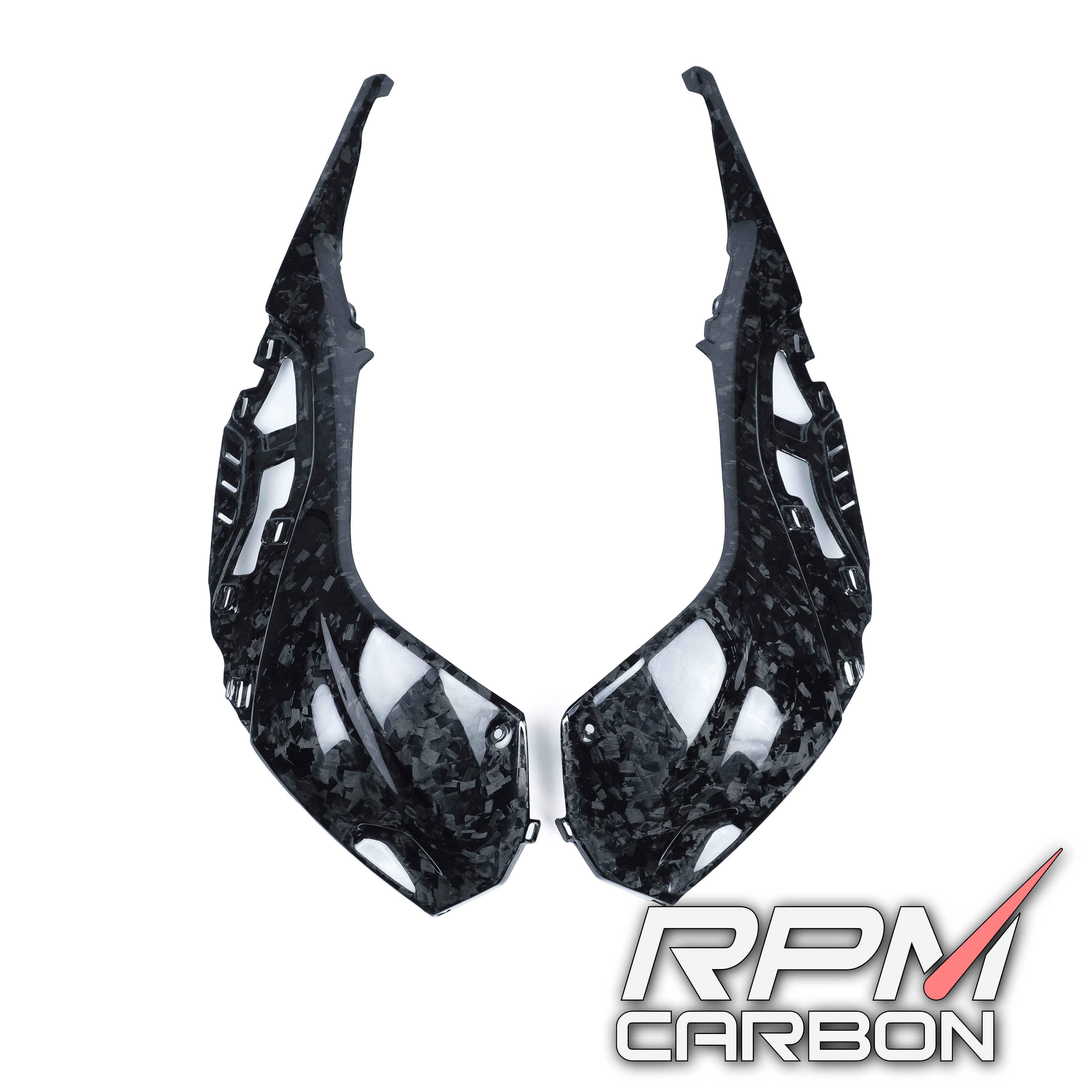 BMW S1000RR Carbon Fiber Tank Side Panels (OEM Version)