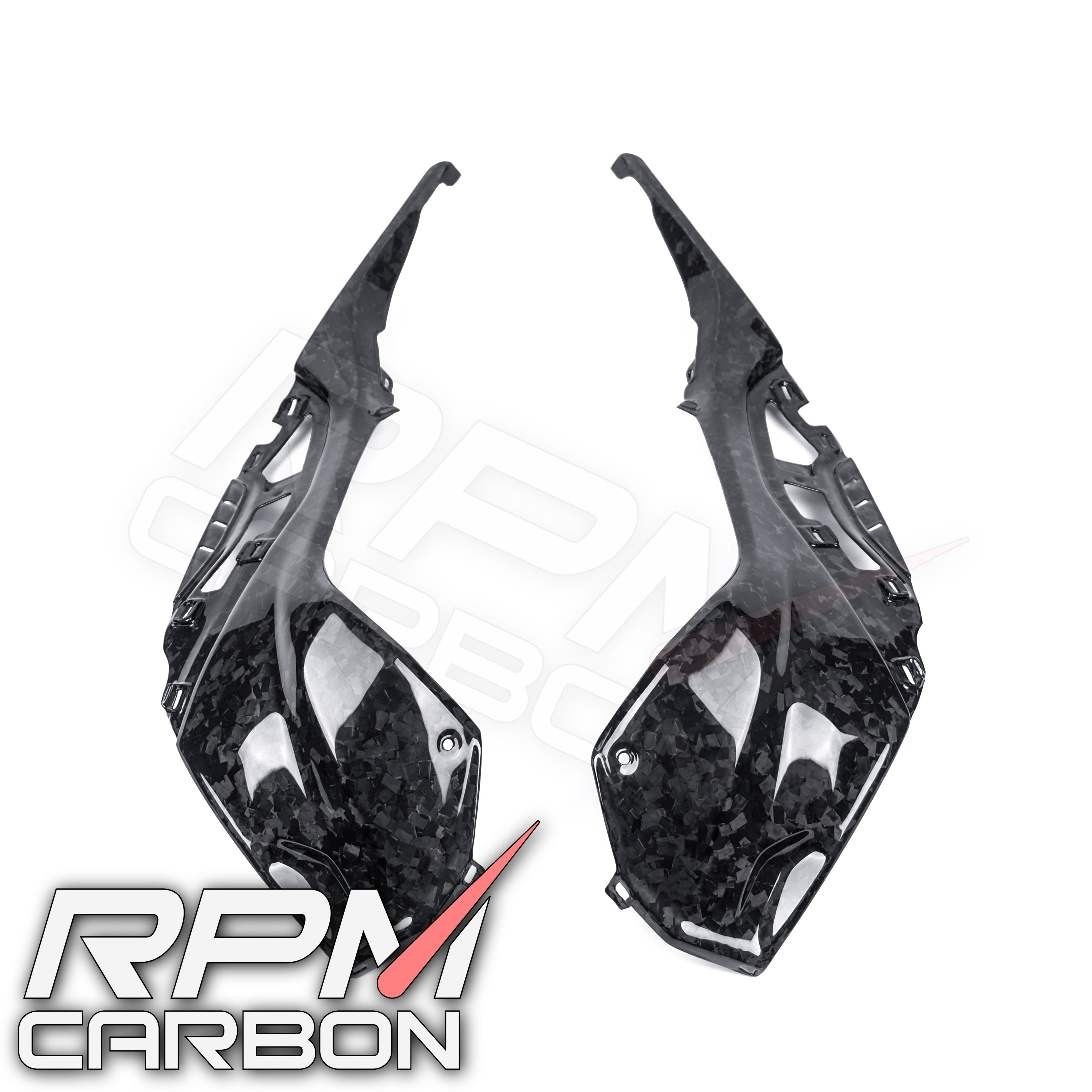 BMW S1000RR Carbon Fiber Tank Side Panels (OEM Version)