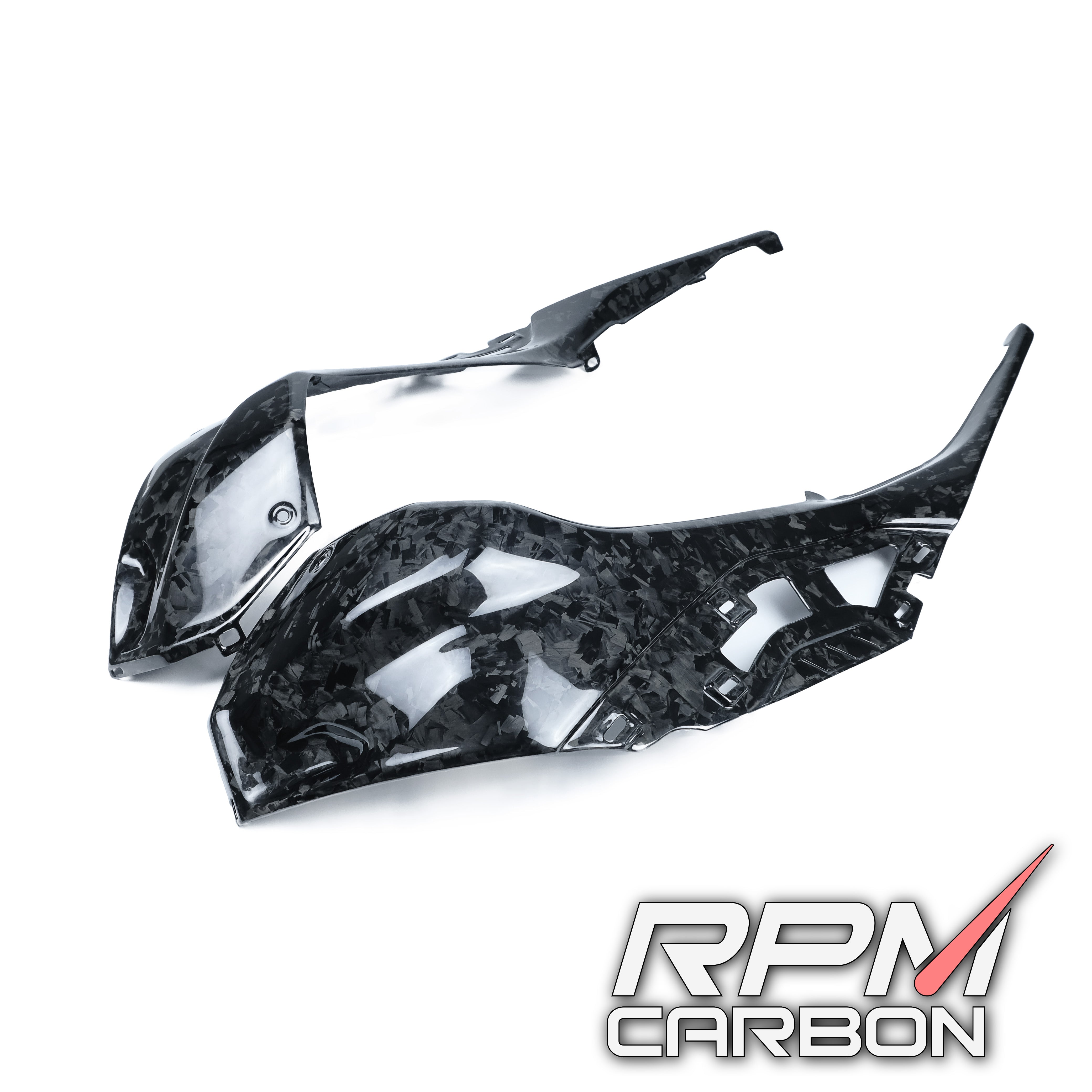 BMW S1000RR Carbon Fiber Tank Side Panels (OEM Version)