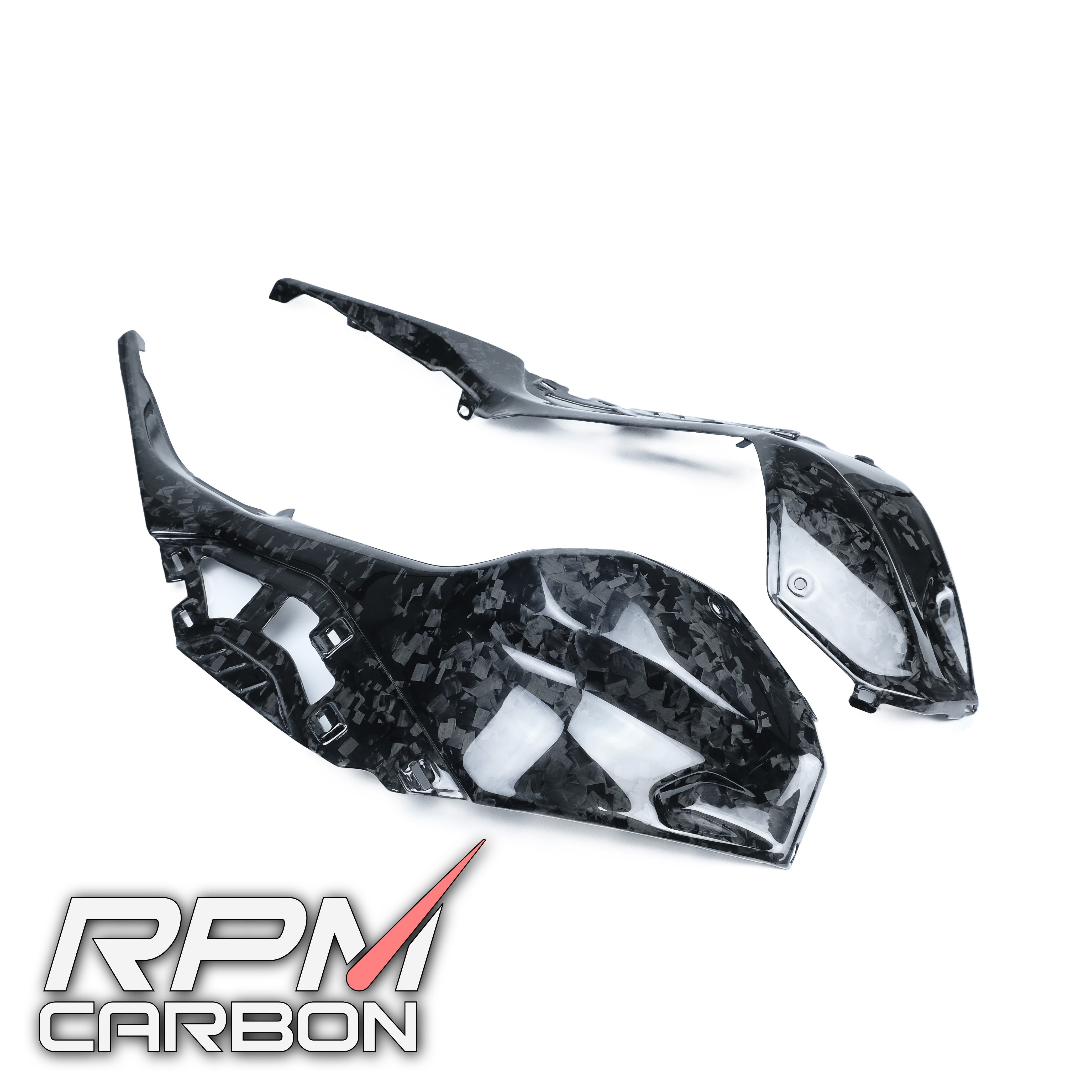 BMW S1000RR Carbon Fiber Tank Side Panels (OEM Version)