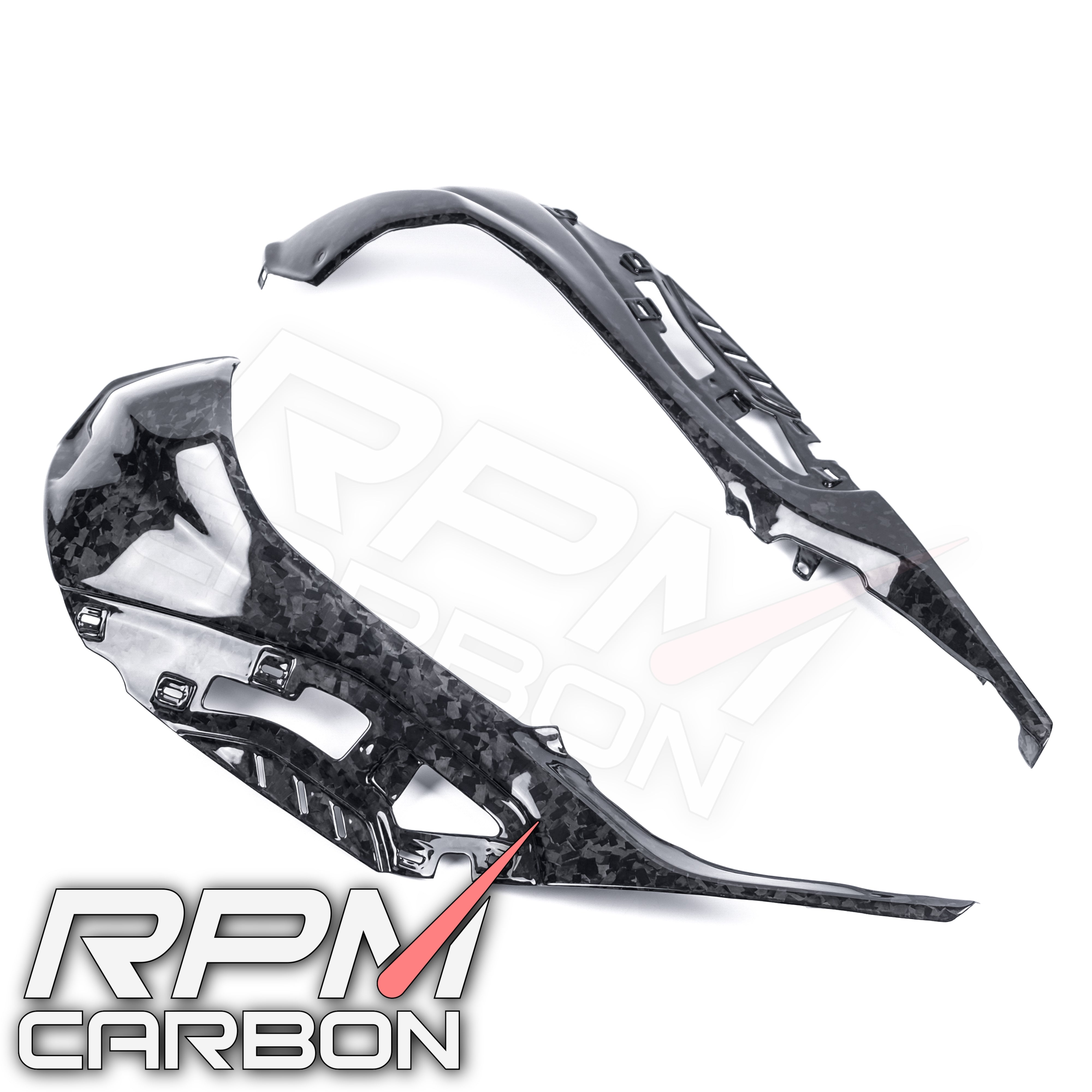 BMW S1000RR Carbon Fiber Tank Side Panels (OEM Version)