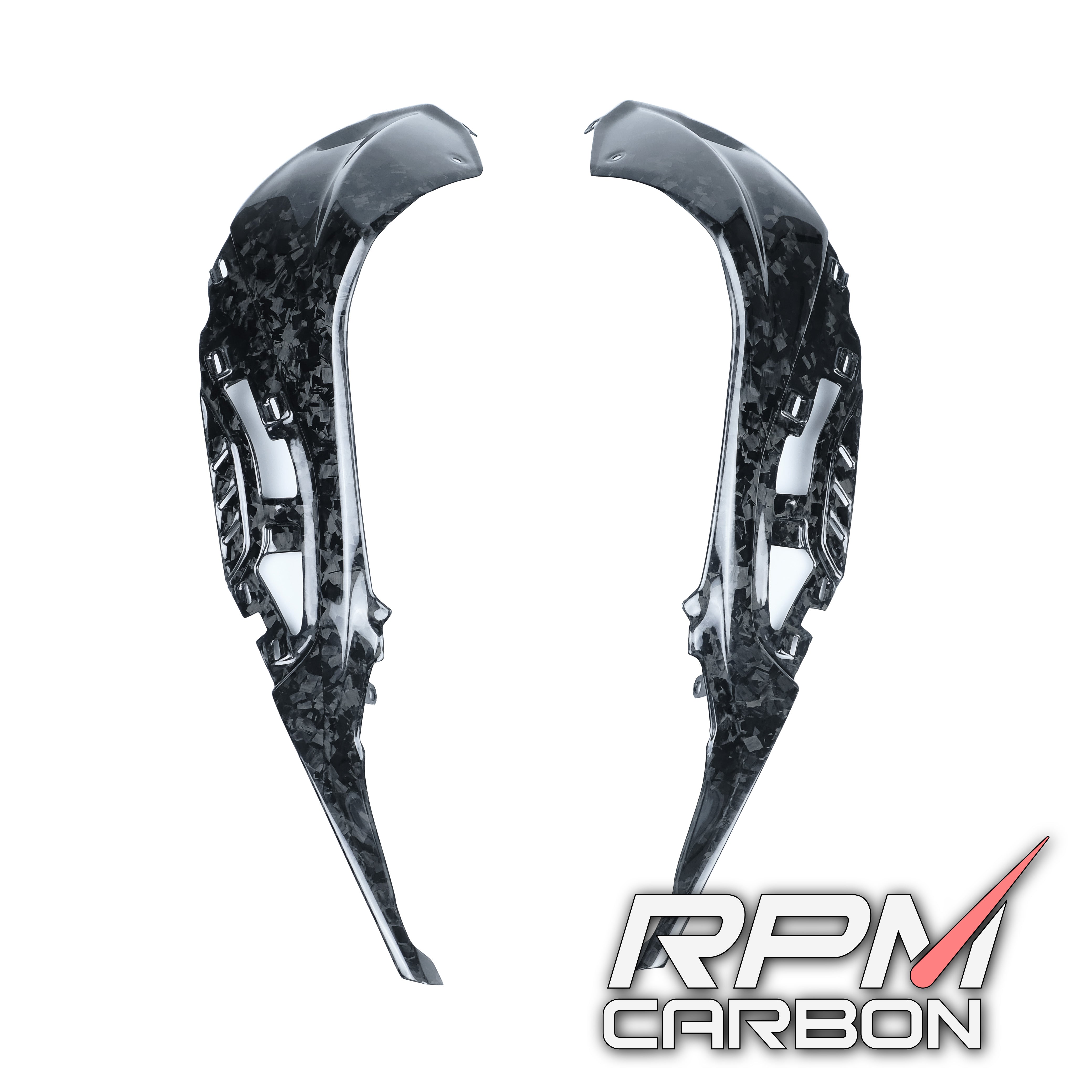 BMW S1000RR Carbon Fiber Tank Side Panels (OEM Version)