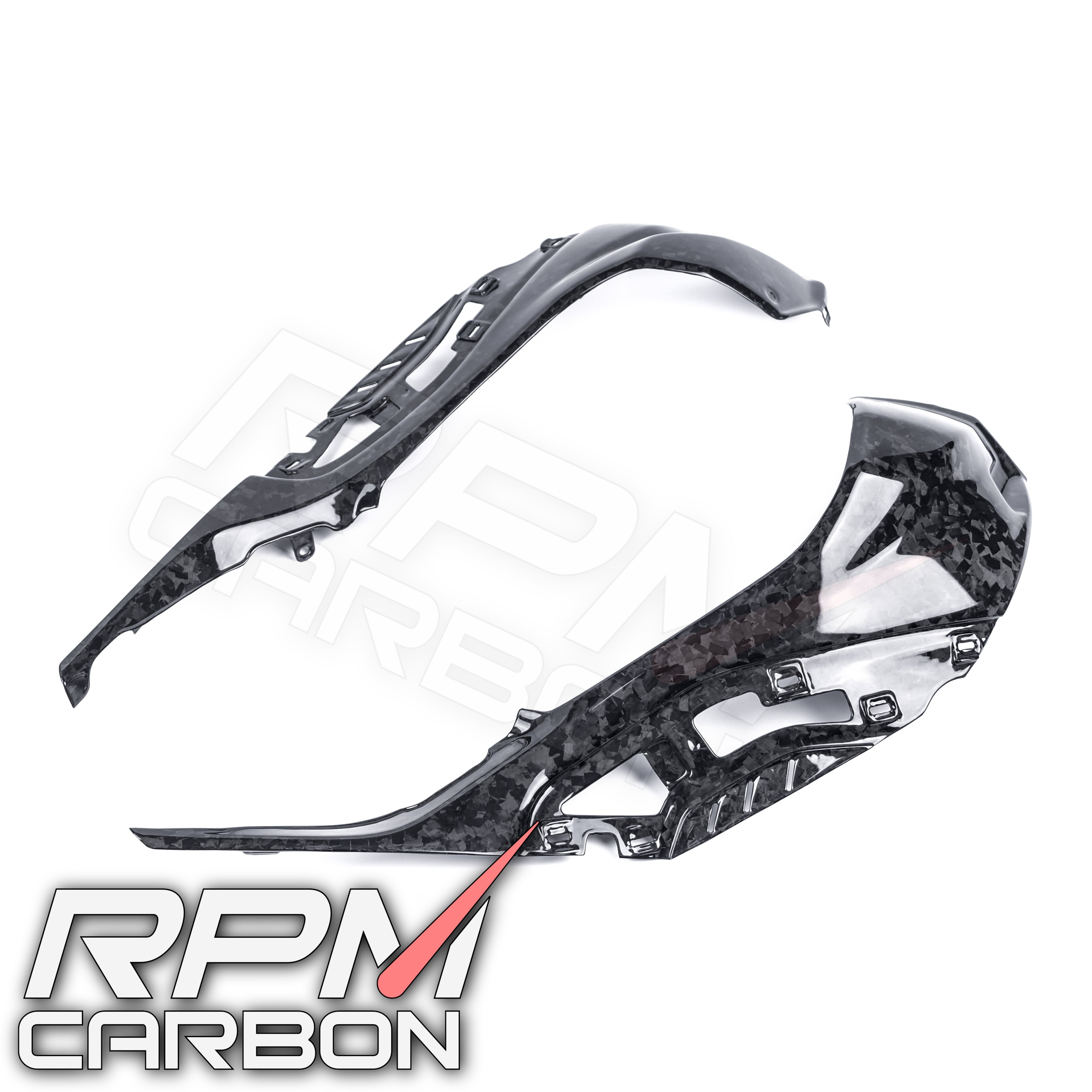 BMW S1000RR Carbon Fiber Tank Side Panels (OEM Version)