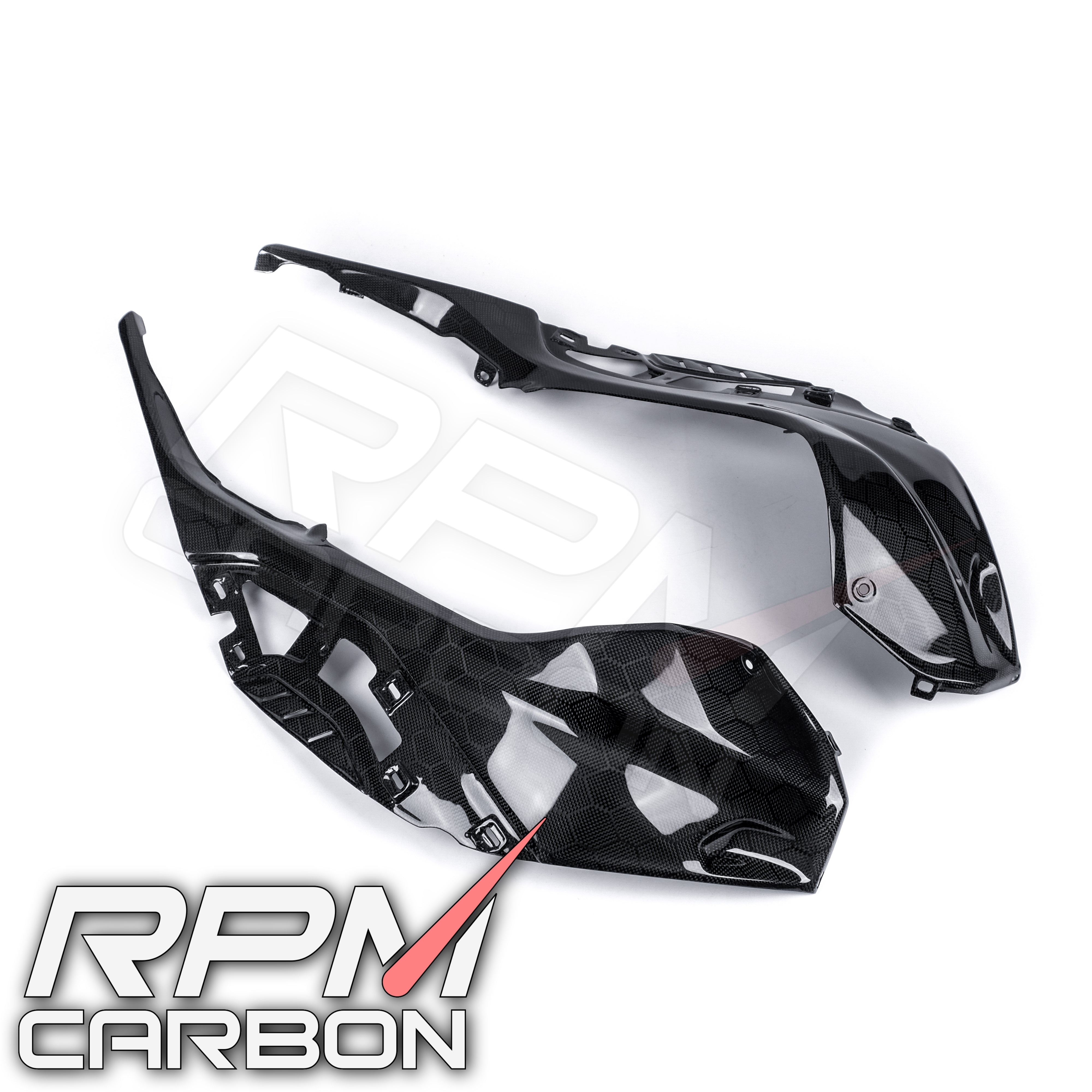 BMW S1000RR Carbon Fiber Tank Side Panels (OEM Version)