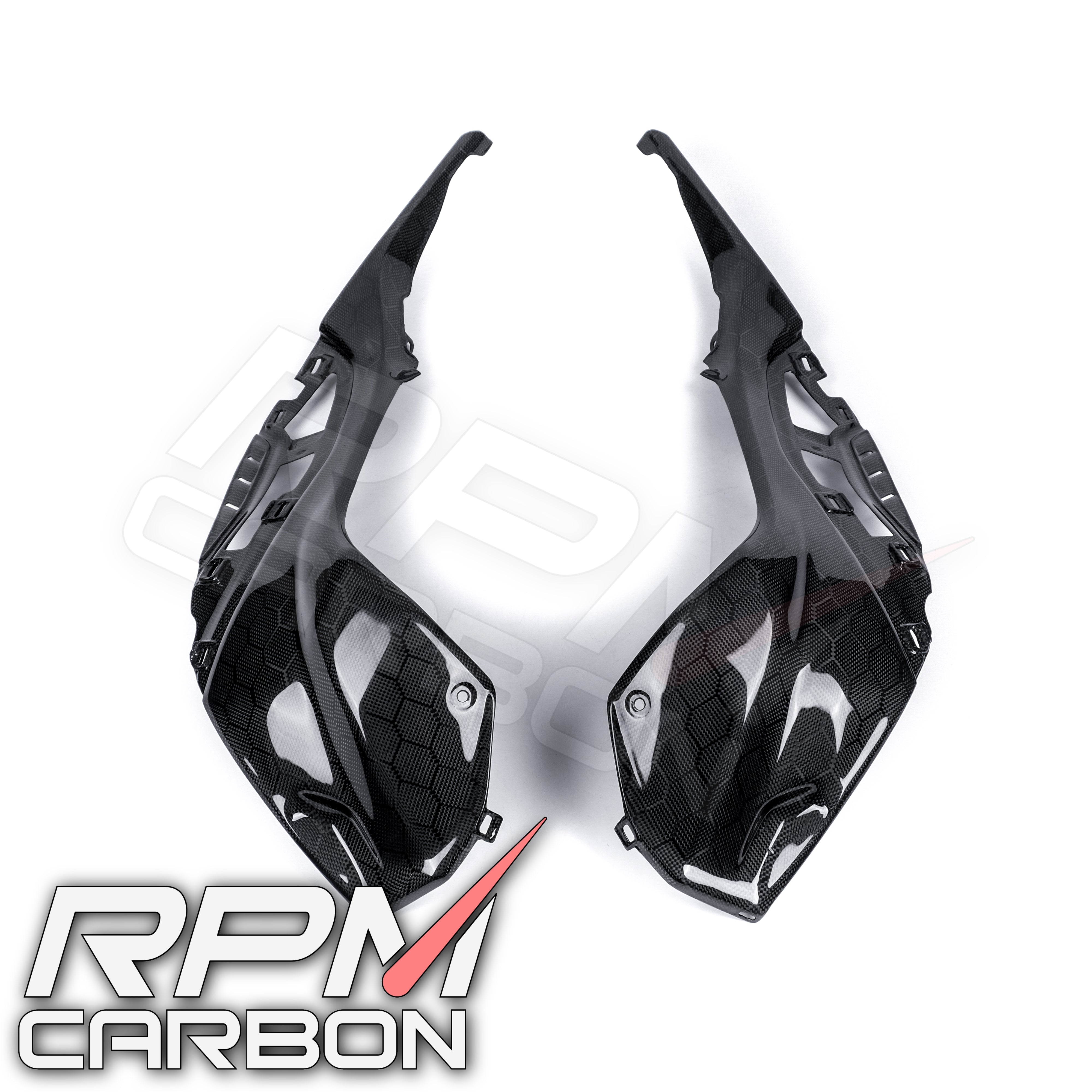 BMW S1000RR Carbon Fiber Tank Side Panels (OEM Version)