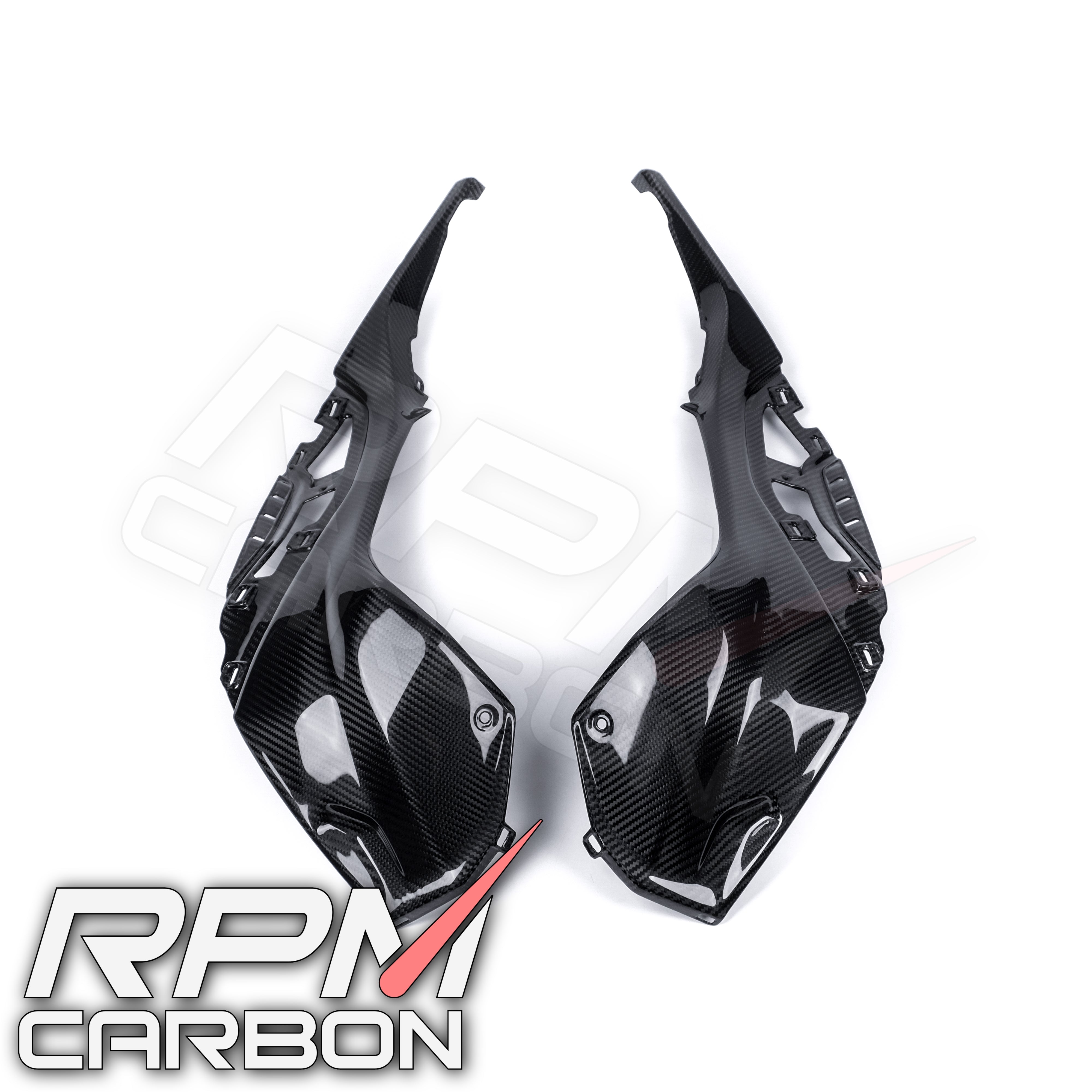 BMW S1000RR Carbon Fiber Tank Side Panels (OEM Version)