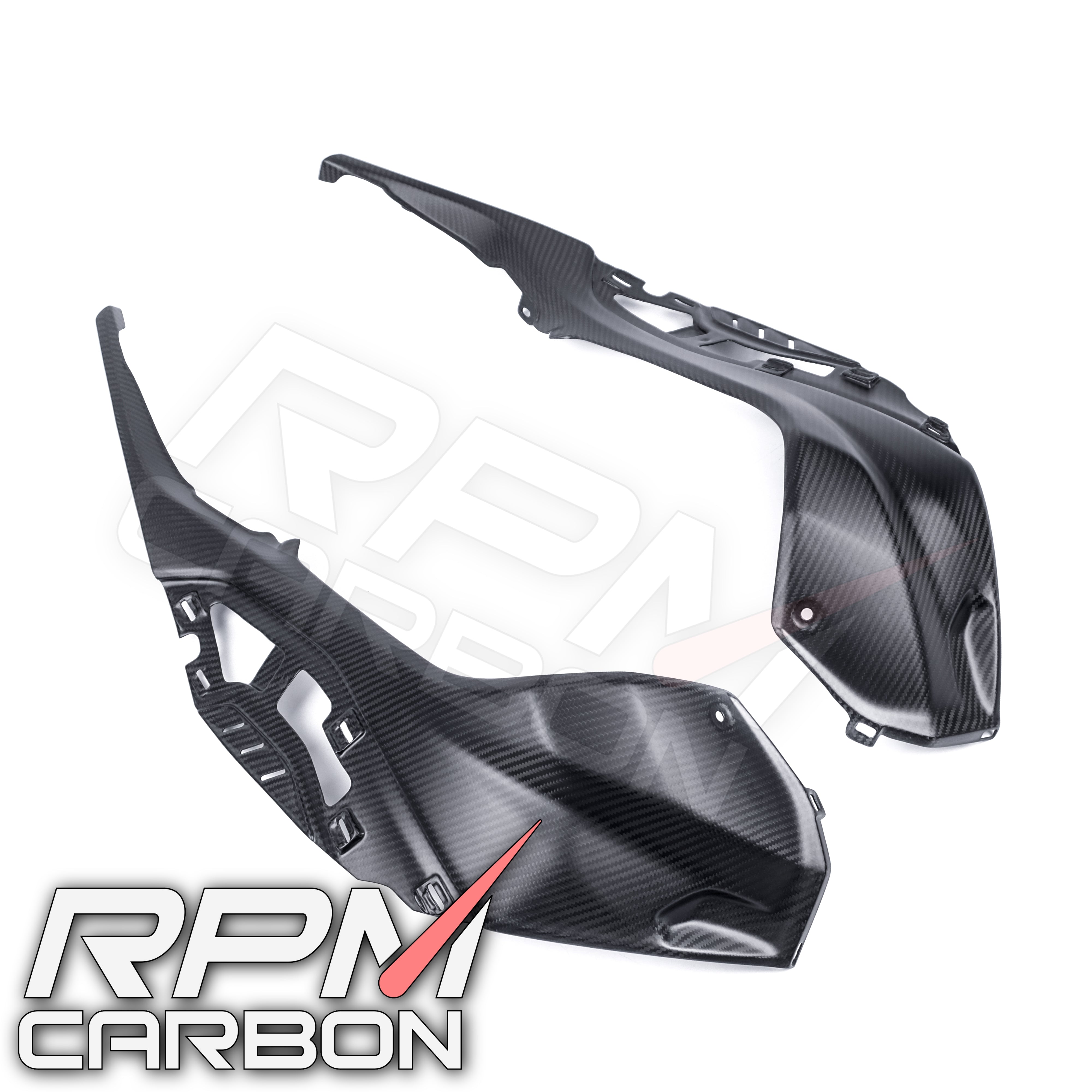 BMW S1000RR Carbon Fiber Tank Side Panels (OEM Version)