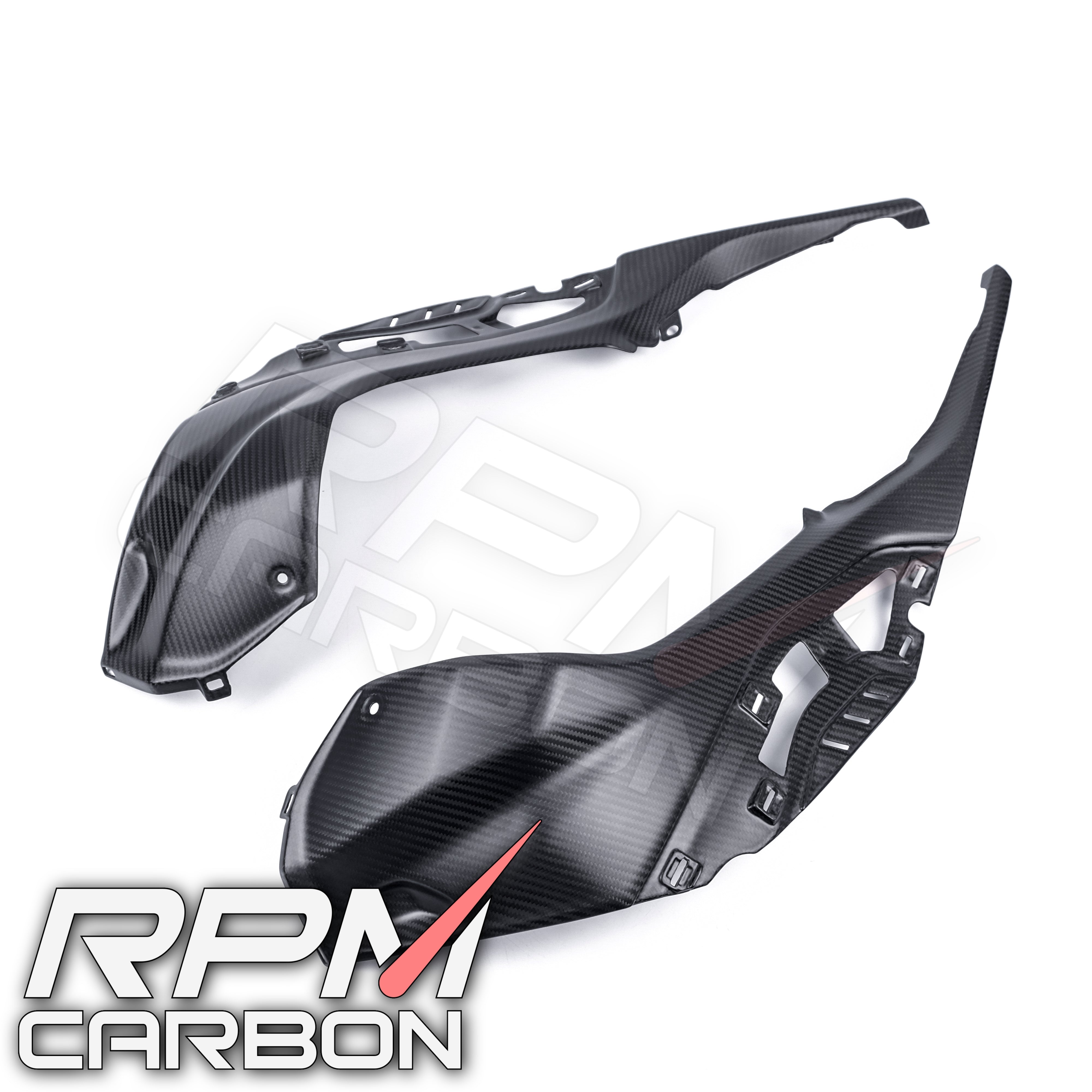 BMW S1000RR Carbon Fiber Tank Side Panels (OEM Version)