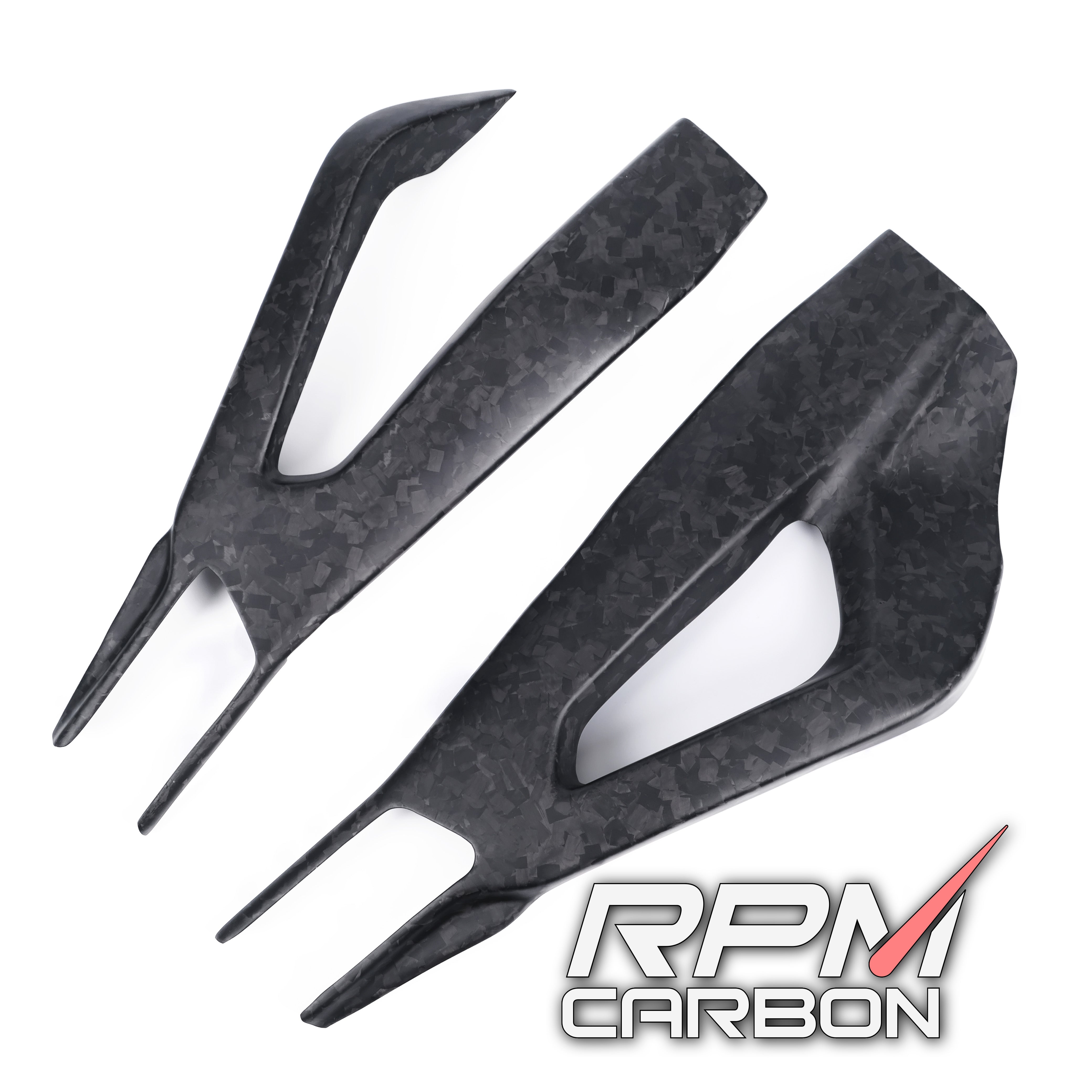 BMW S1000RR Carbon Fiber Swingarm Covers Protectors Style A