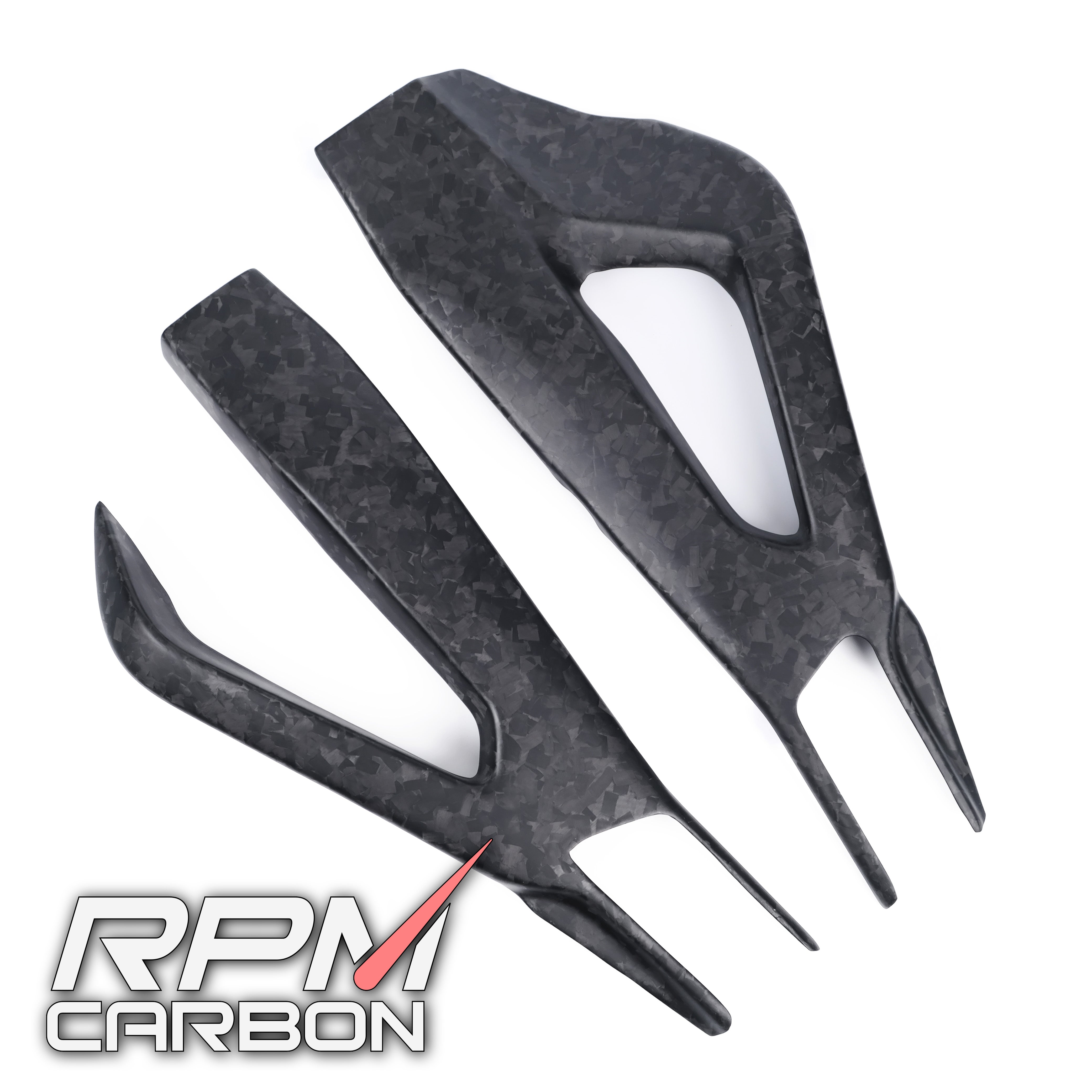 BMW S1000RR Carbon Fiber Swingarm Covers Protectors Style A