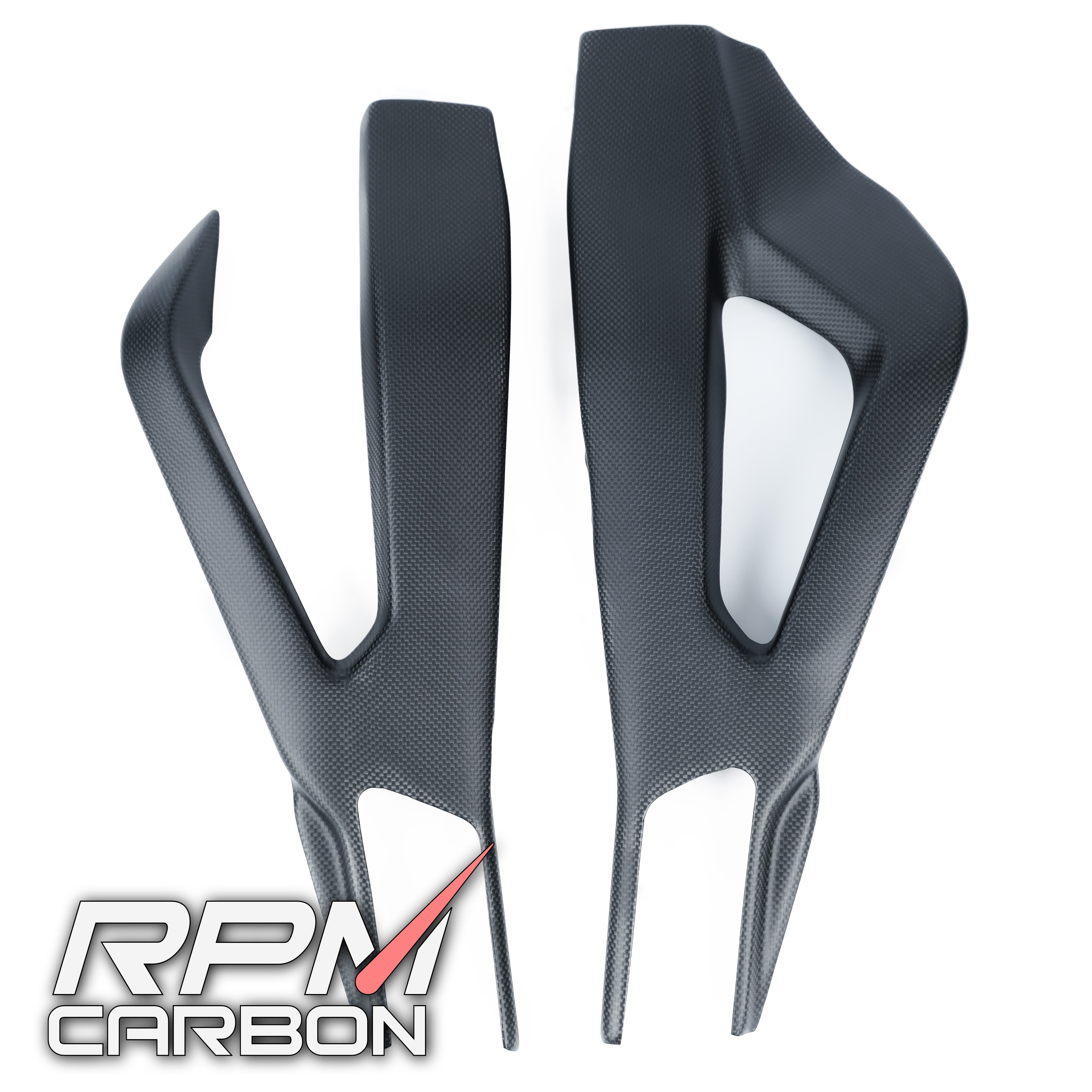 BMW S1000RR Carbon Fiber Swingarm Covers Protectors Style A