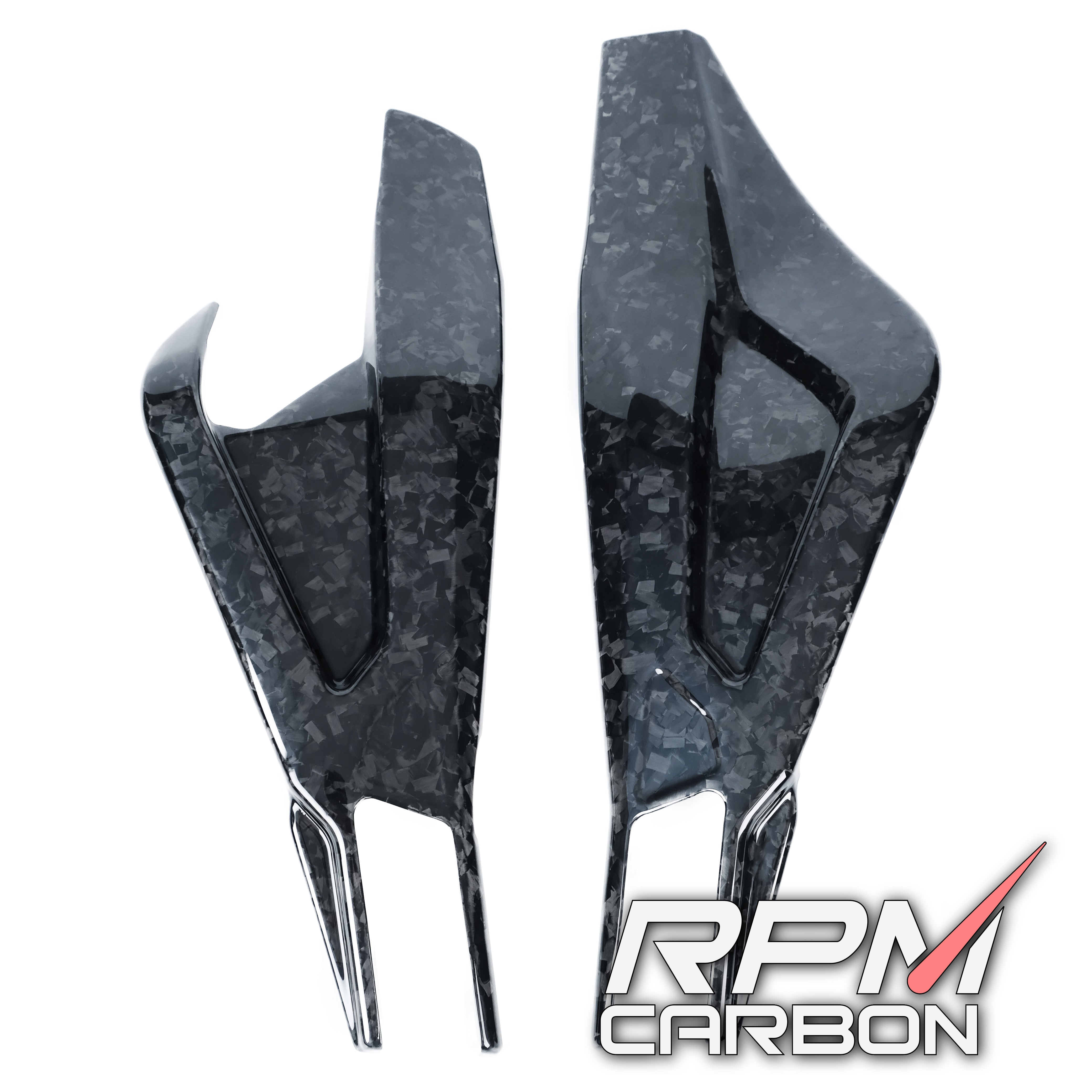 BMW S1000RR S1000R Carbon Fiber Swingarm Covers Protectors Style B WSBK