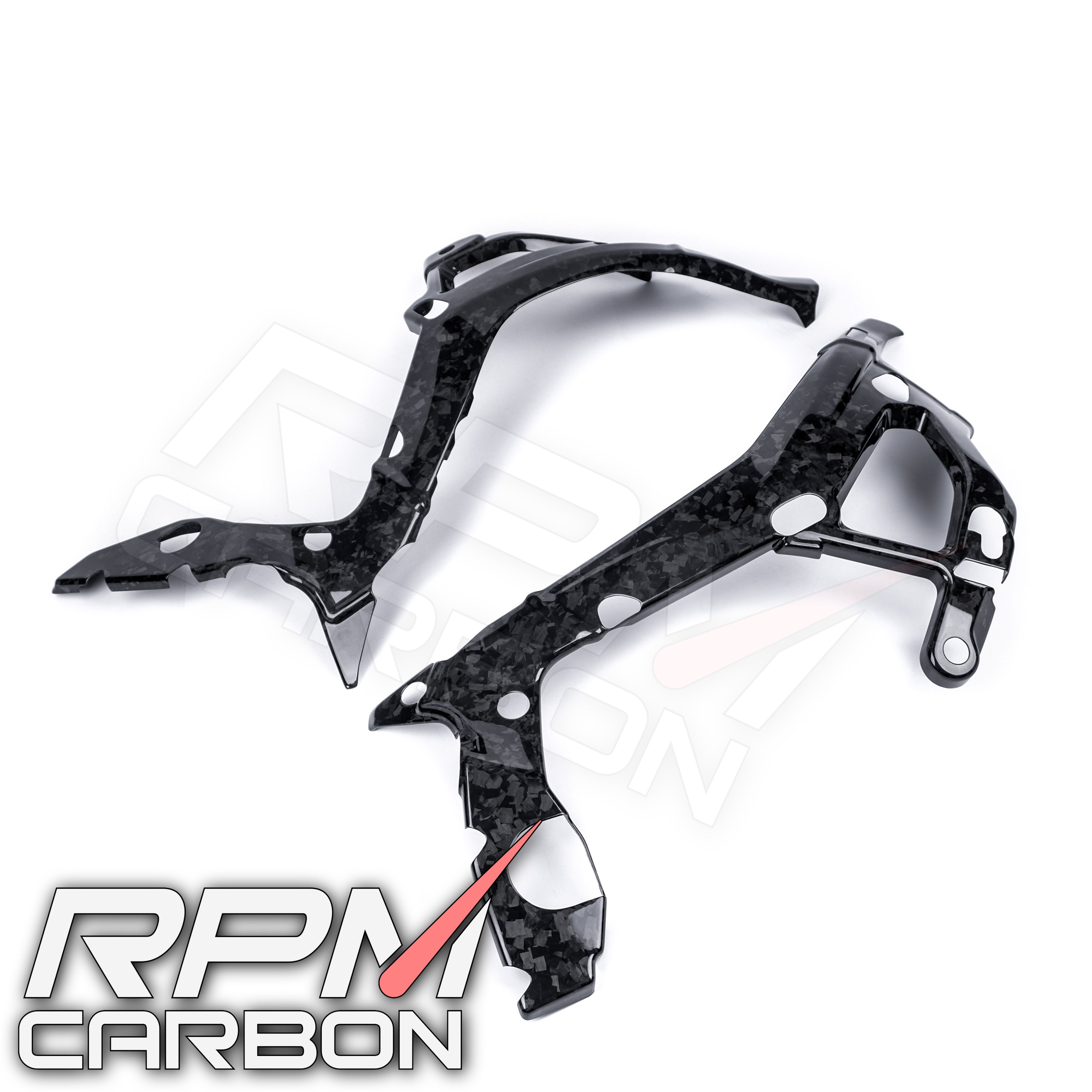 BMW S1000RR S1000R Carbon Fiber Frame Covers Protectors