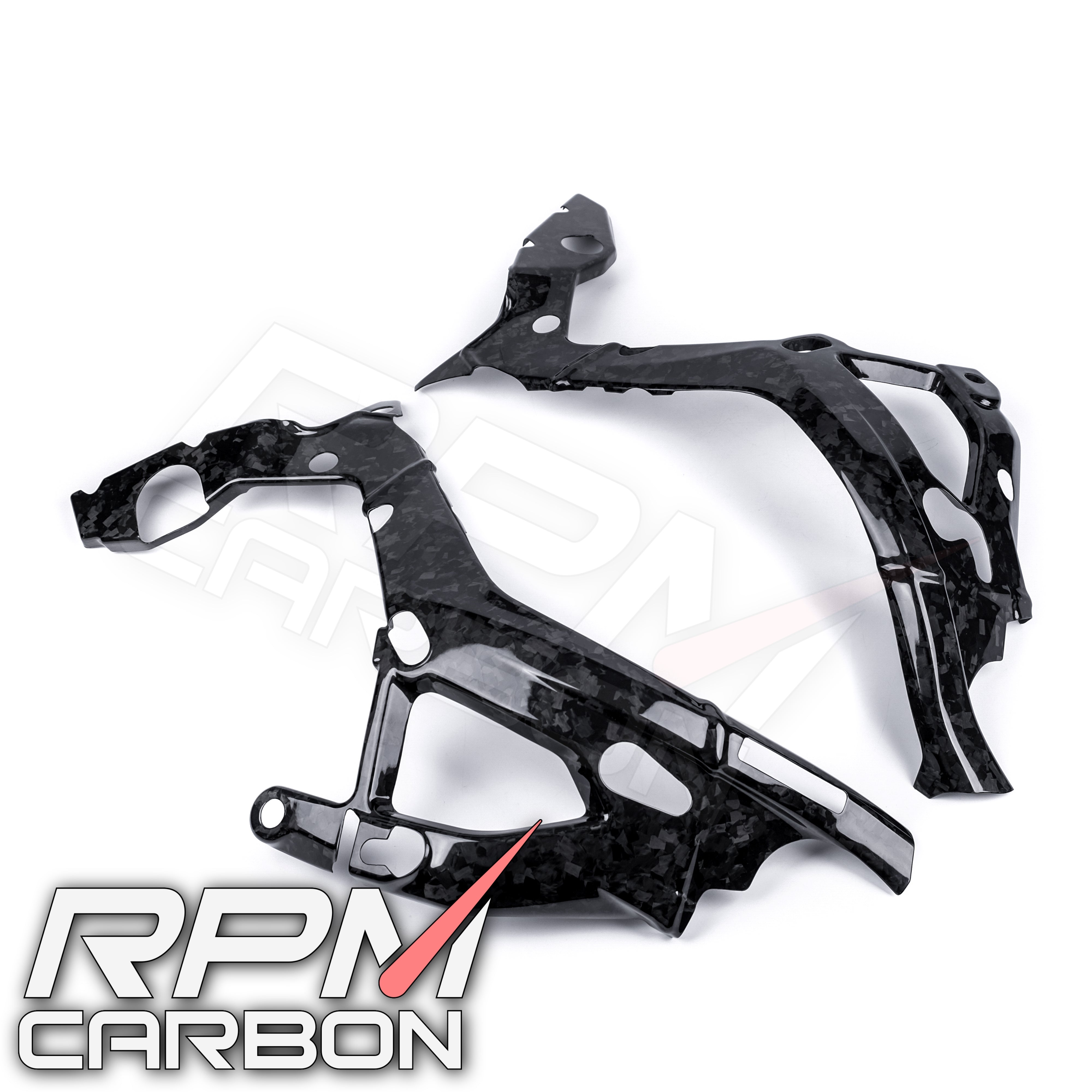 BMW S1000RR S1000R Carbon Fiber Frame Covers Protectors
