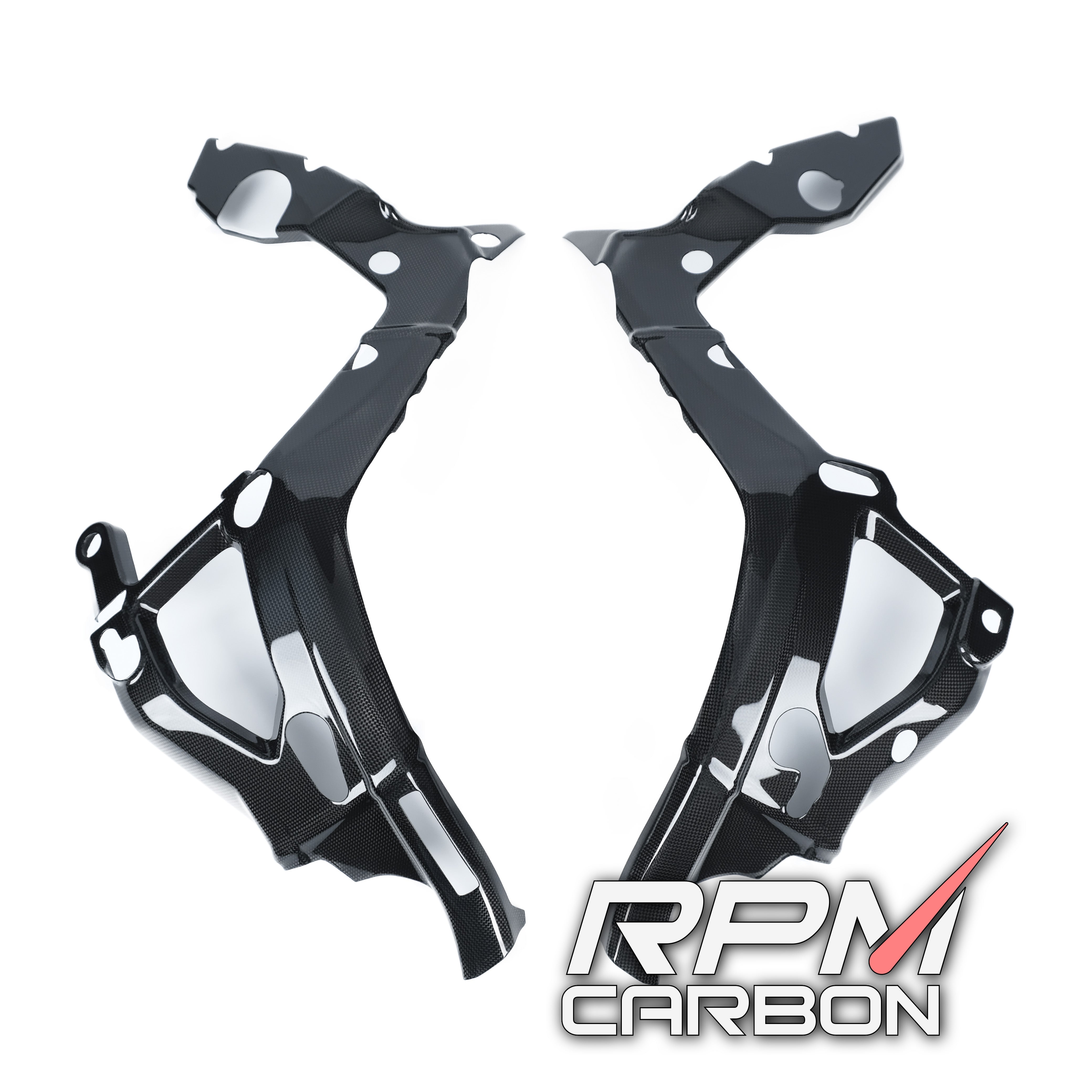 BMW S1000RR S1000R Carbon Fiber Frame Covers Protectors