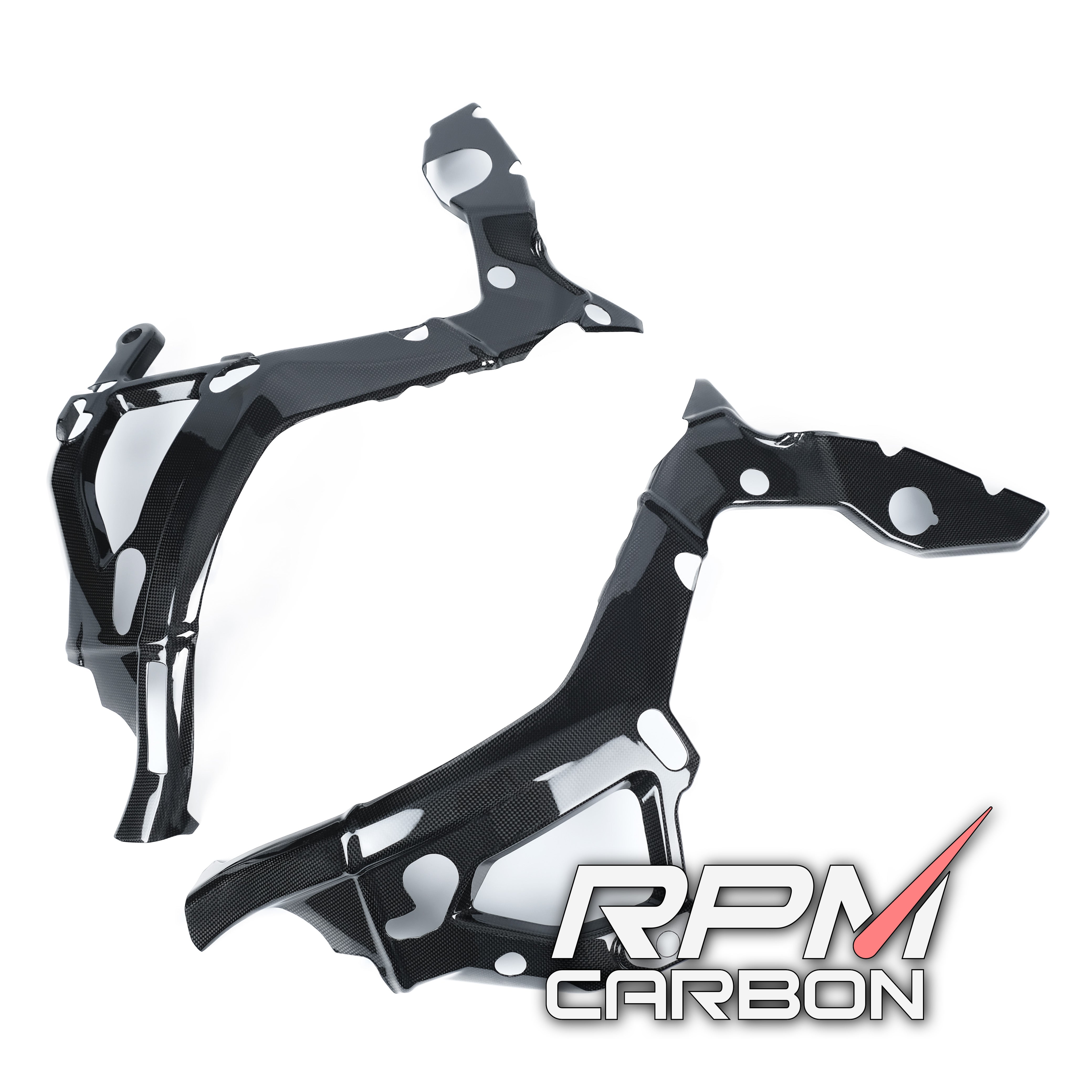 BMW S1000RR S1000R Carbon Fiber Frame Covers Protectors
