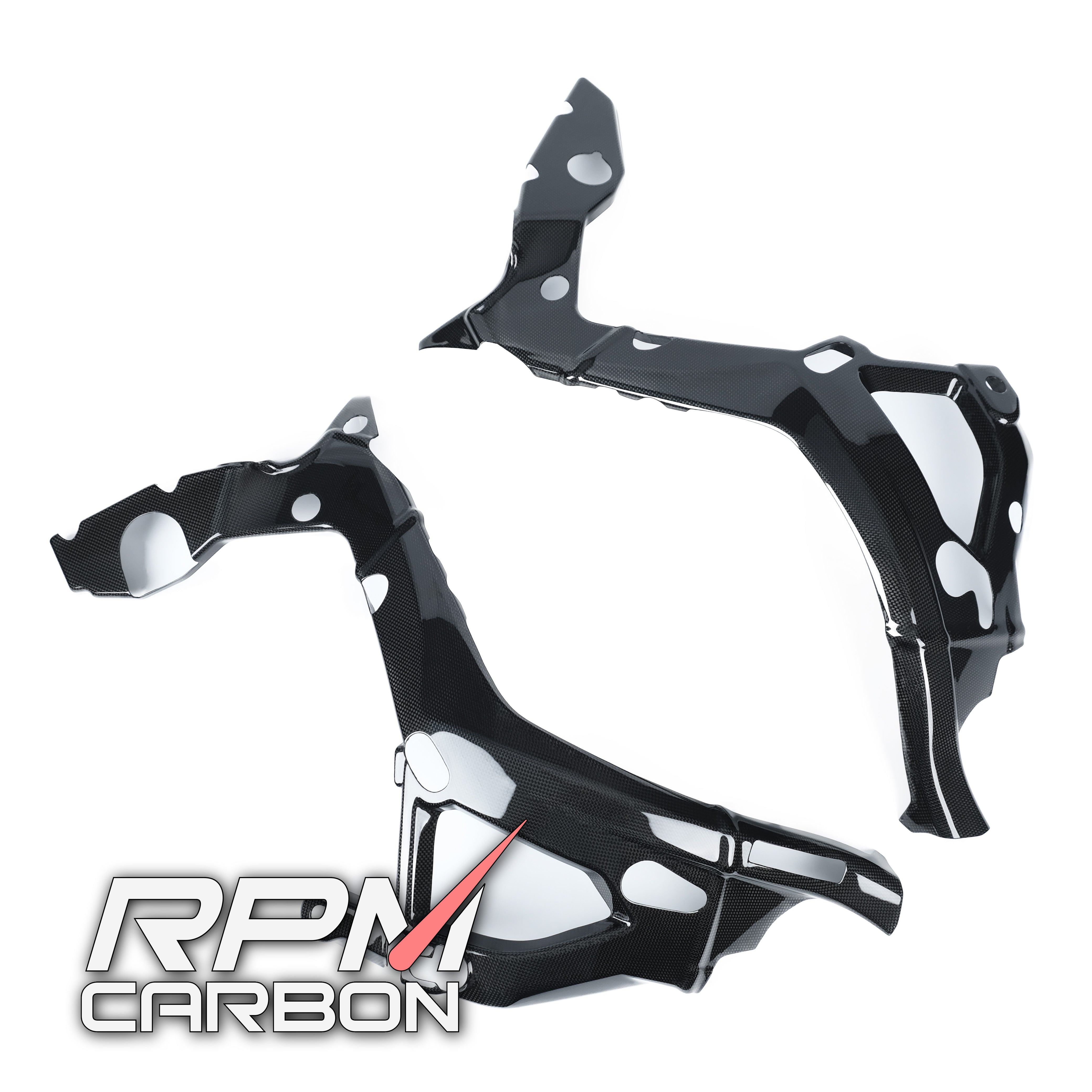 BMW S1000RR S1000R Carbon Fiber Frame Covers Protectors
