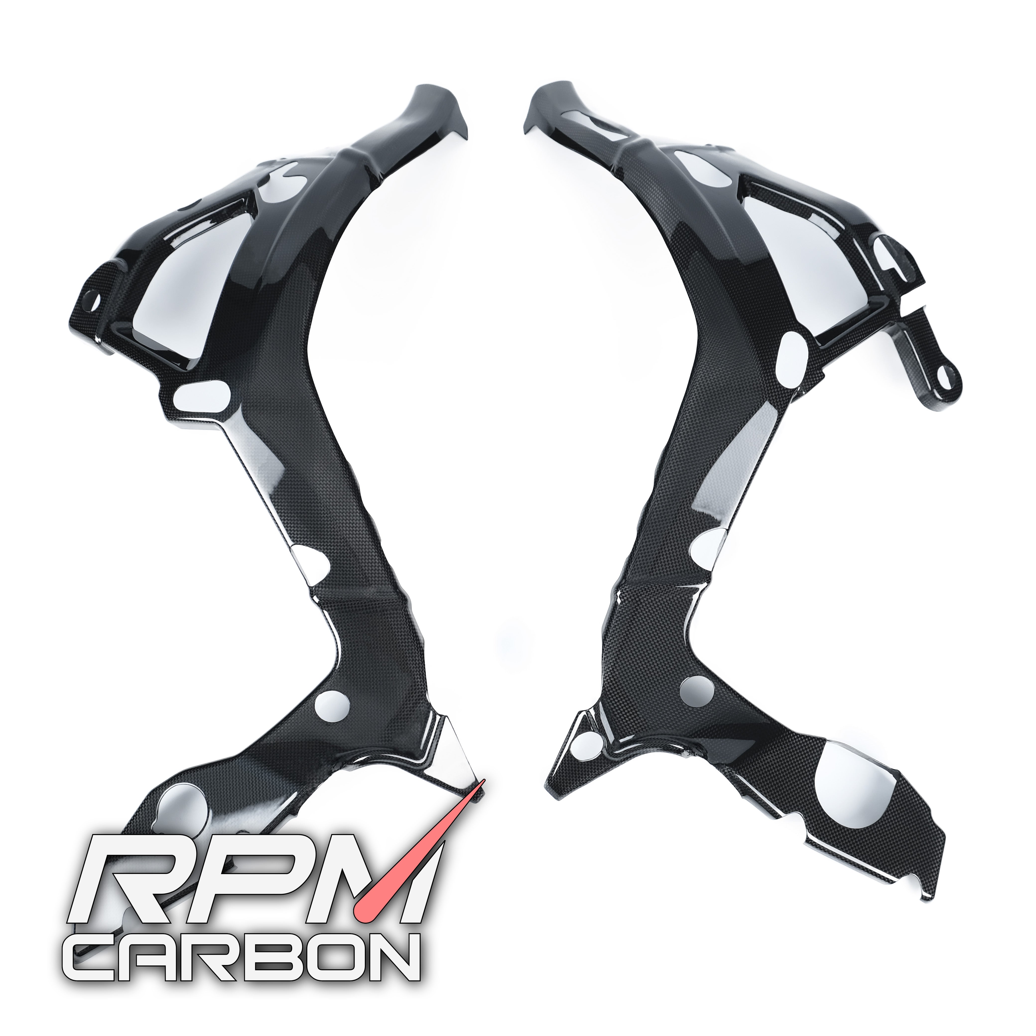 BMW S1000RR S1000R Carbon Fiber Frame Covers Protectors