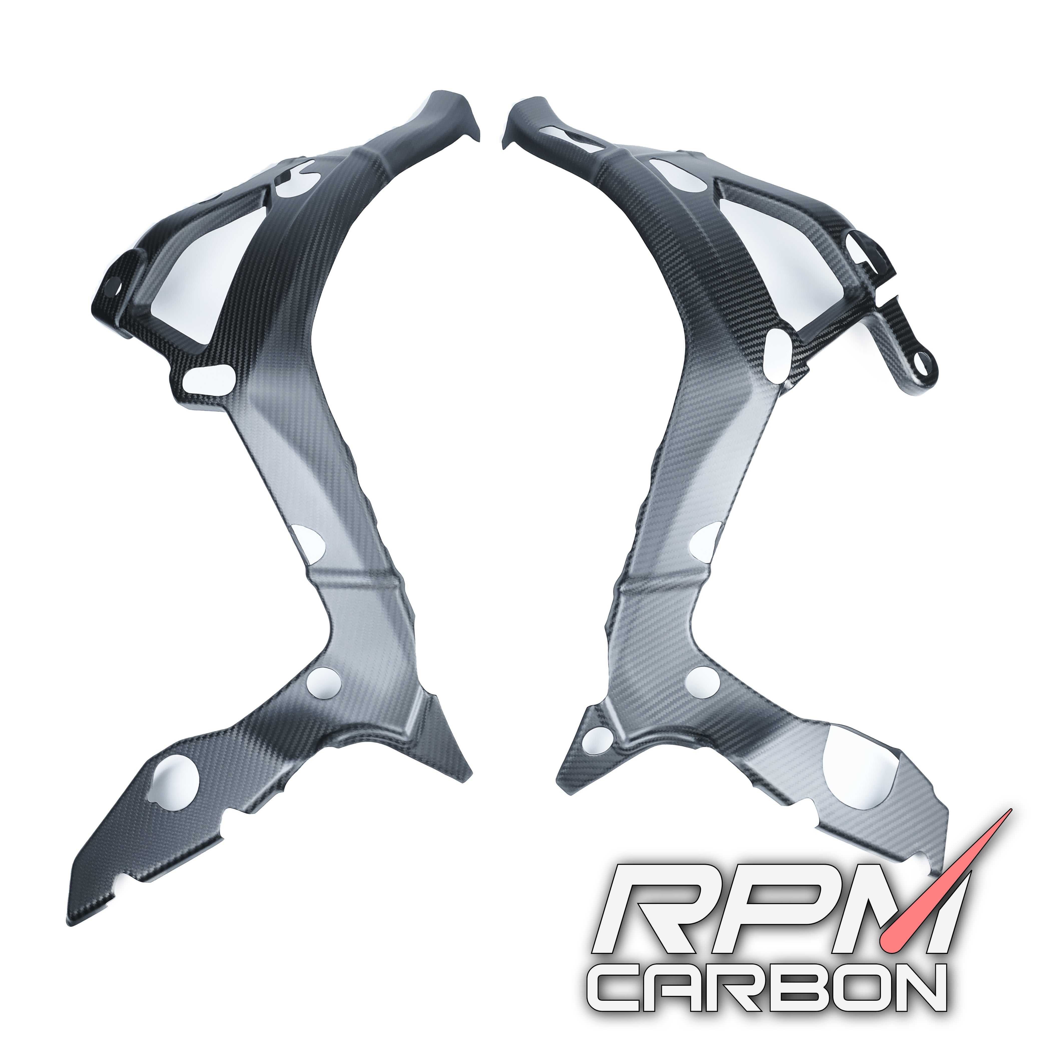 BMW S1000RR S1000R Carbon Fiber Frame Covers Protectors