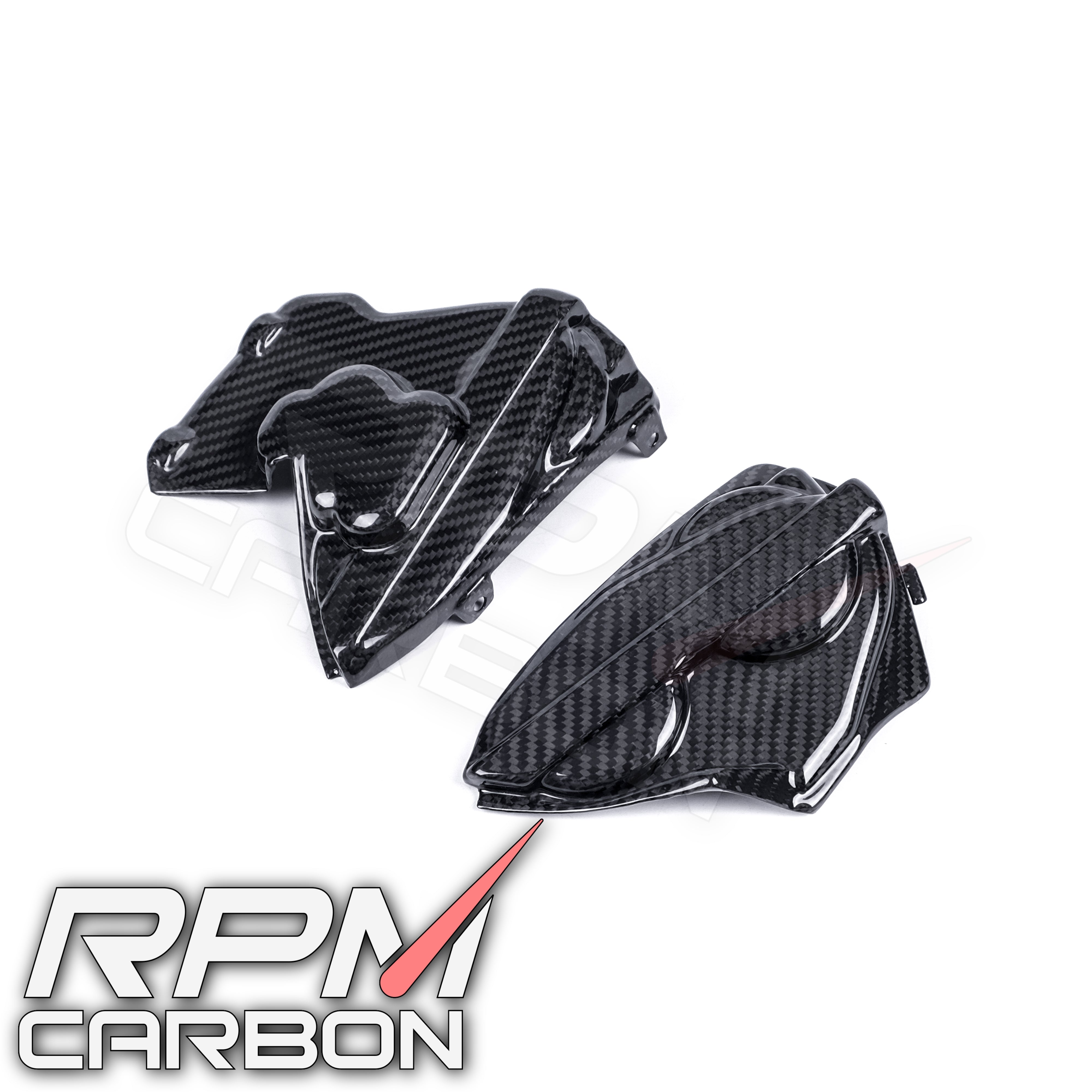 Ducati Panigale 899 959 V2 Carbon Fiber Engine Side Covers