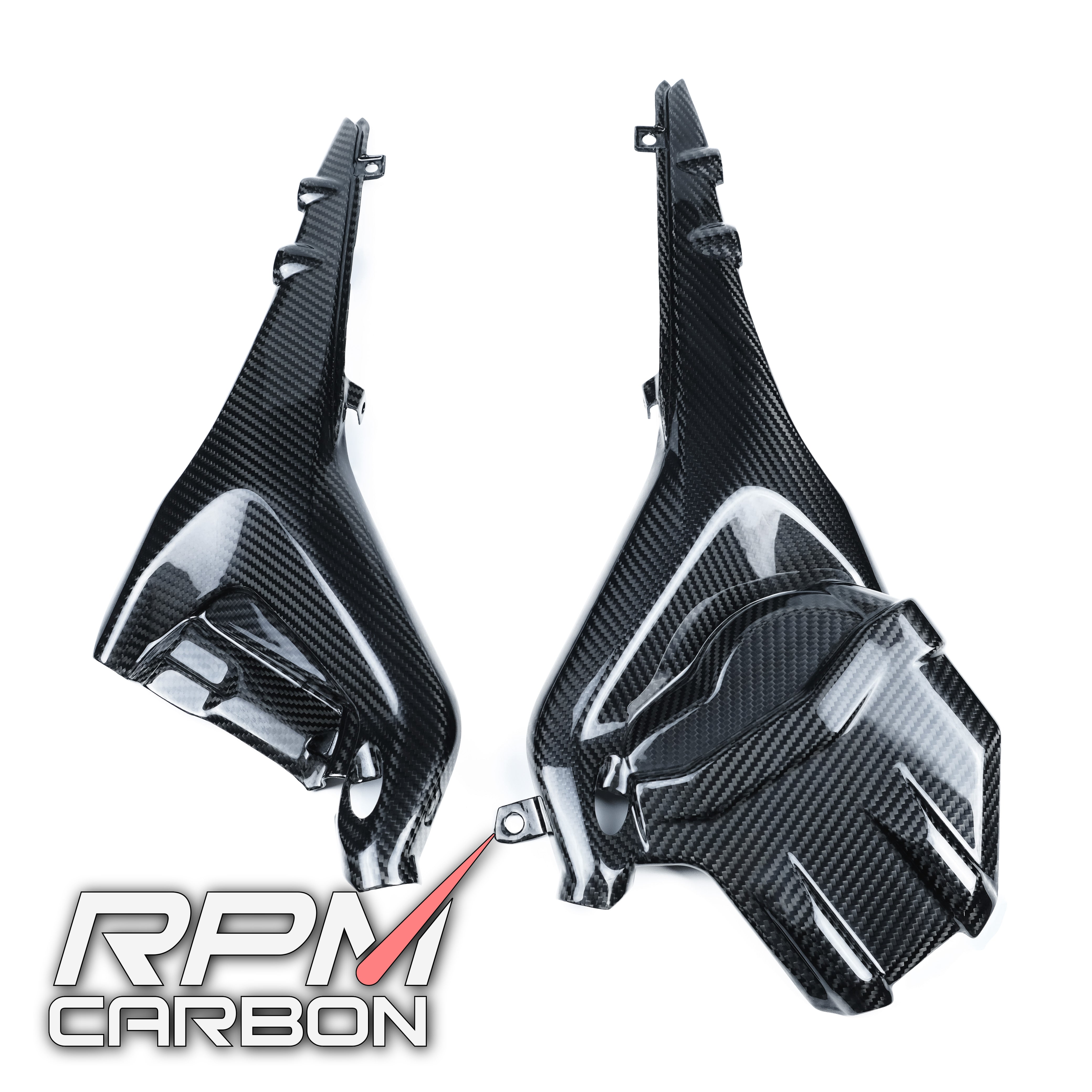 Ducati Streetfighter V4 Carbon Fiber Full Version Sub Frame Covers Protectors