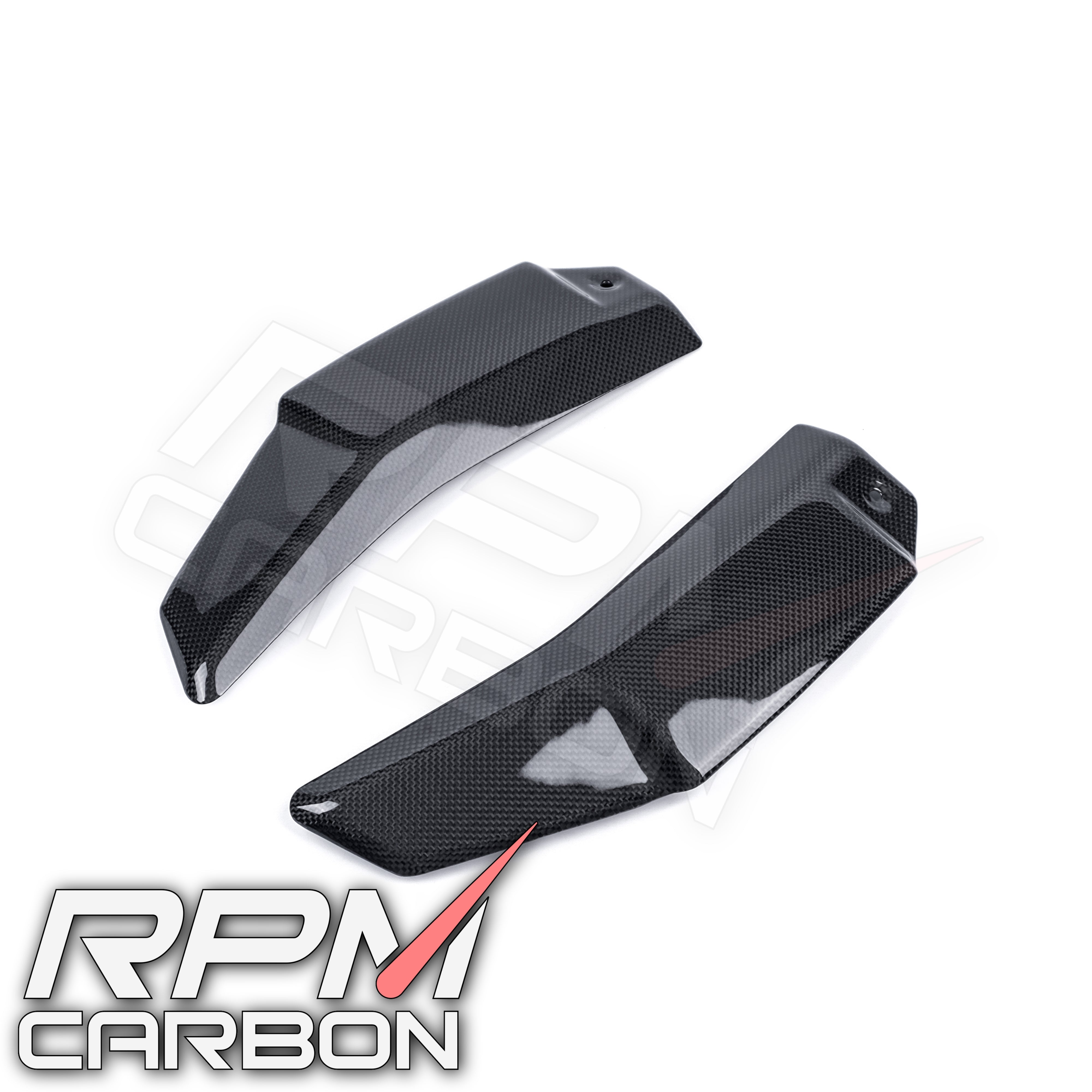 Ducati Streetfighter V4 Carbon Fiber Upper Radiator Guards Panels