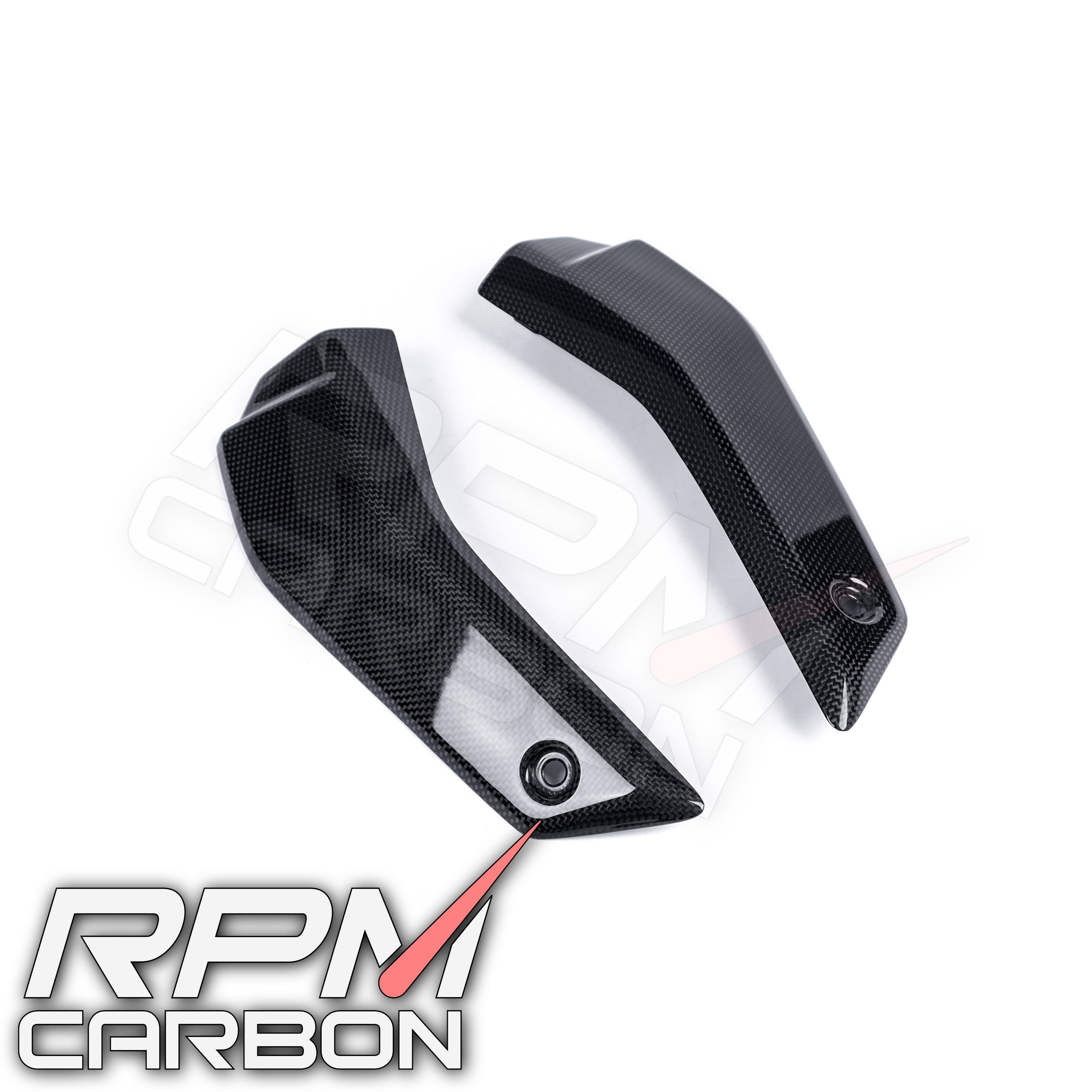 Ducati Streetfighter V4 Carbon Fiber Lower Radiator Guards Panels