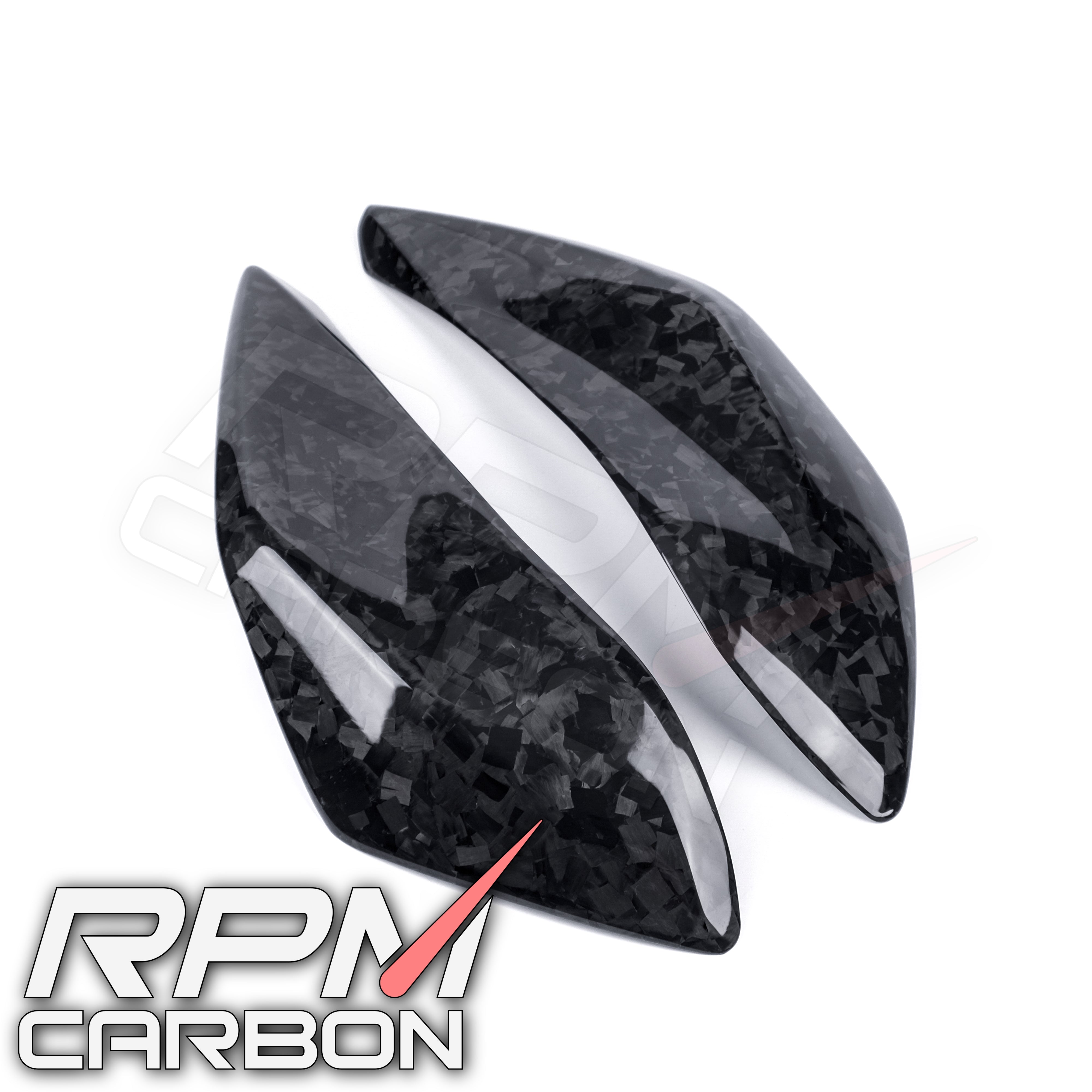 Ducati Hypermotard 950 Carbon Fiber Exhaust Side Covers Panels