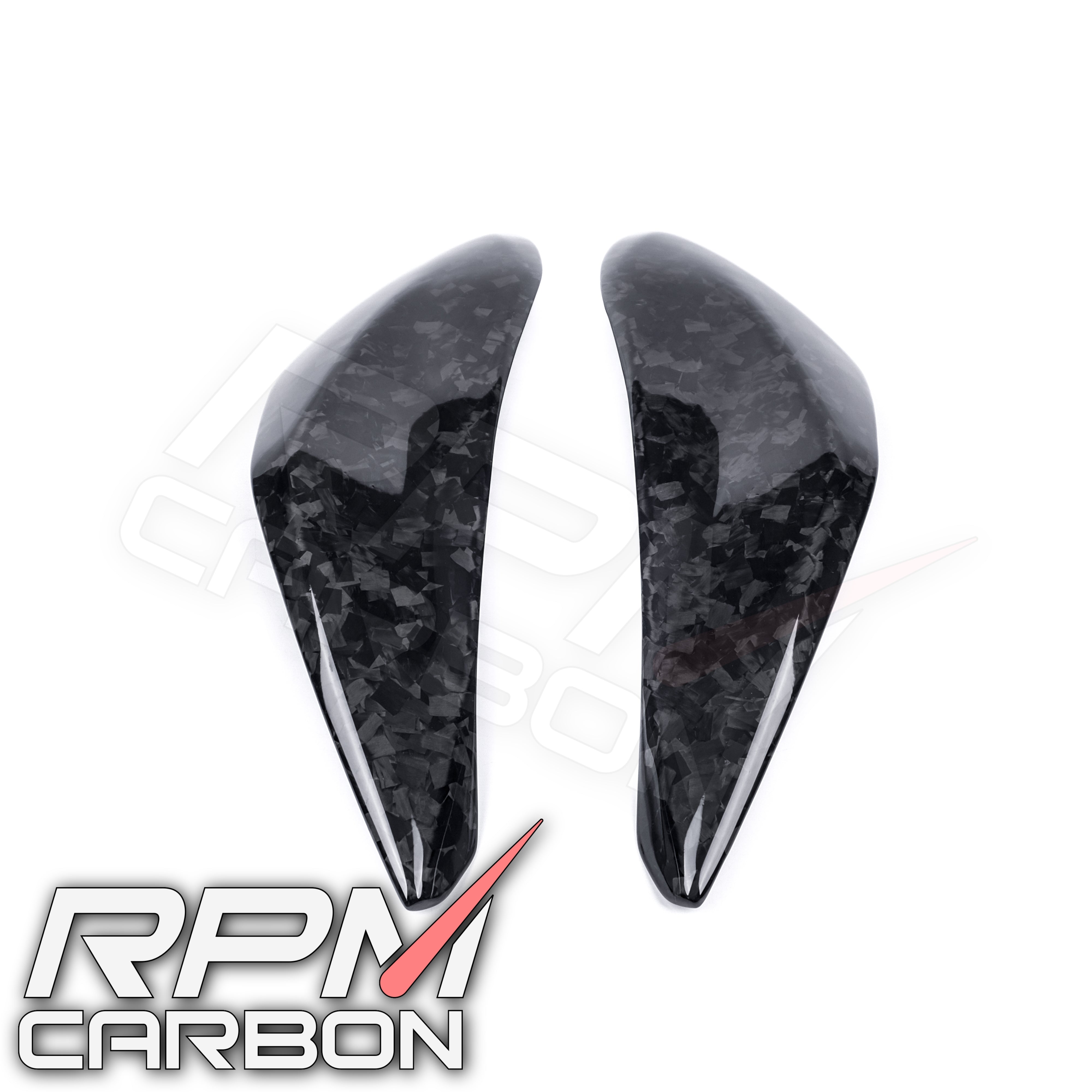 Ducati Hypermotard 950 Carbon Fiber Exhaust Side Covers Panels