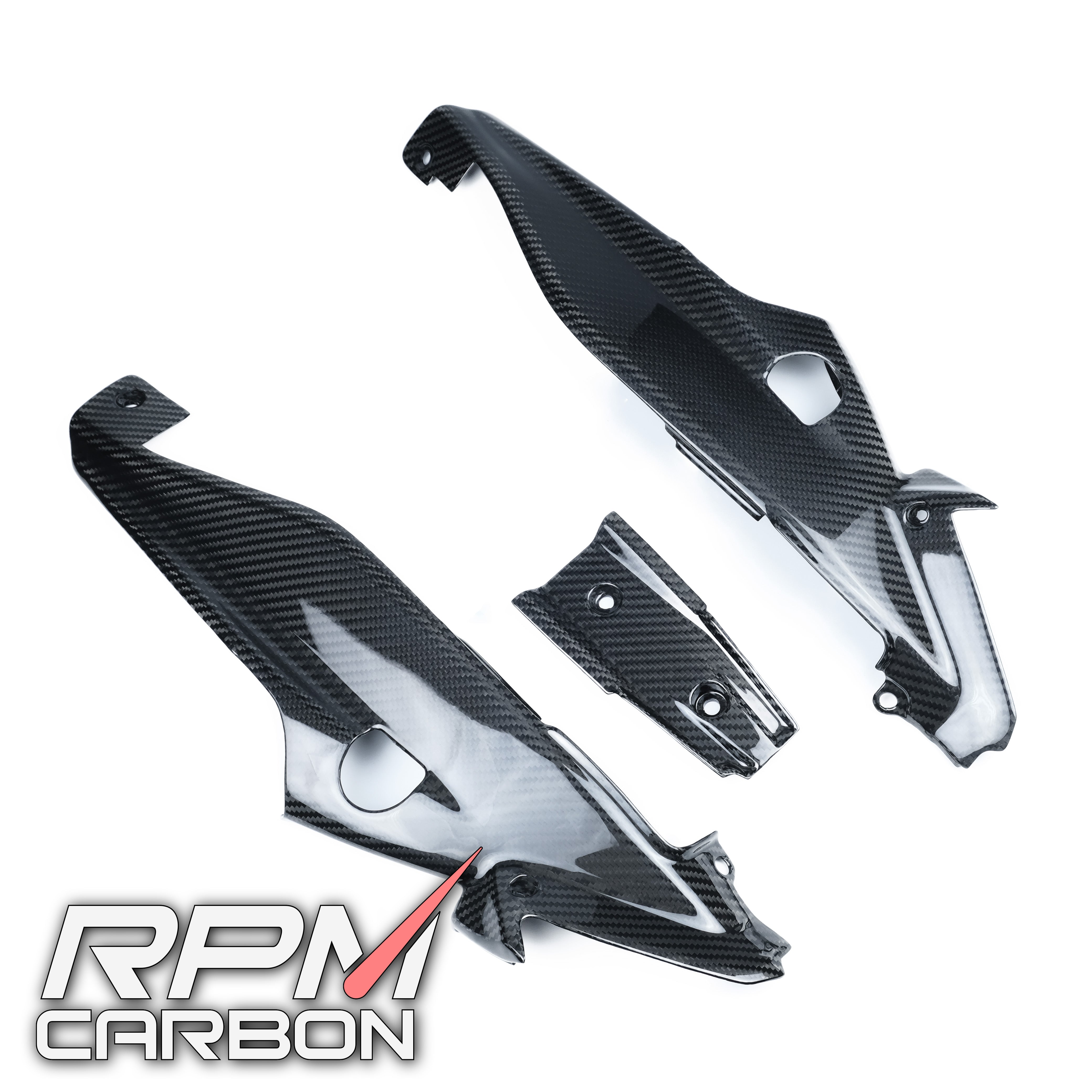 Ducati Hypermotard 950 Carbon Fiber Undertail Side Panels